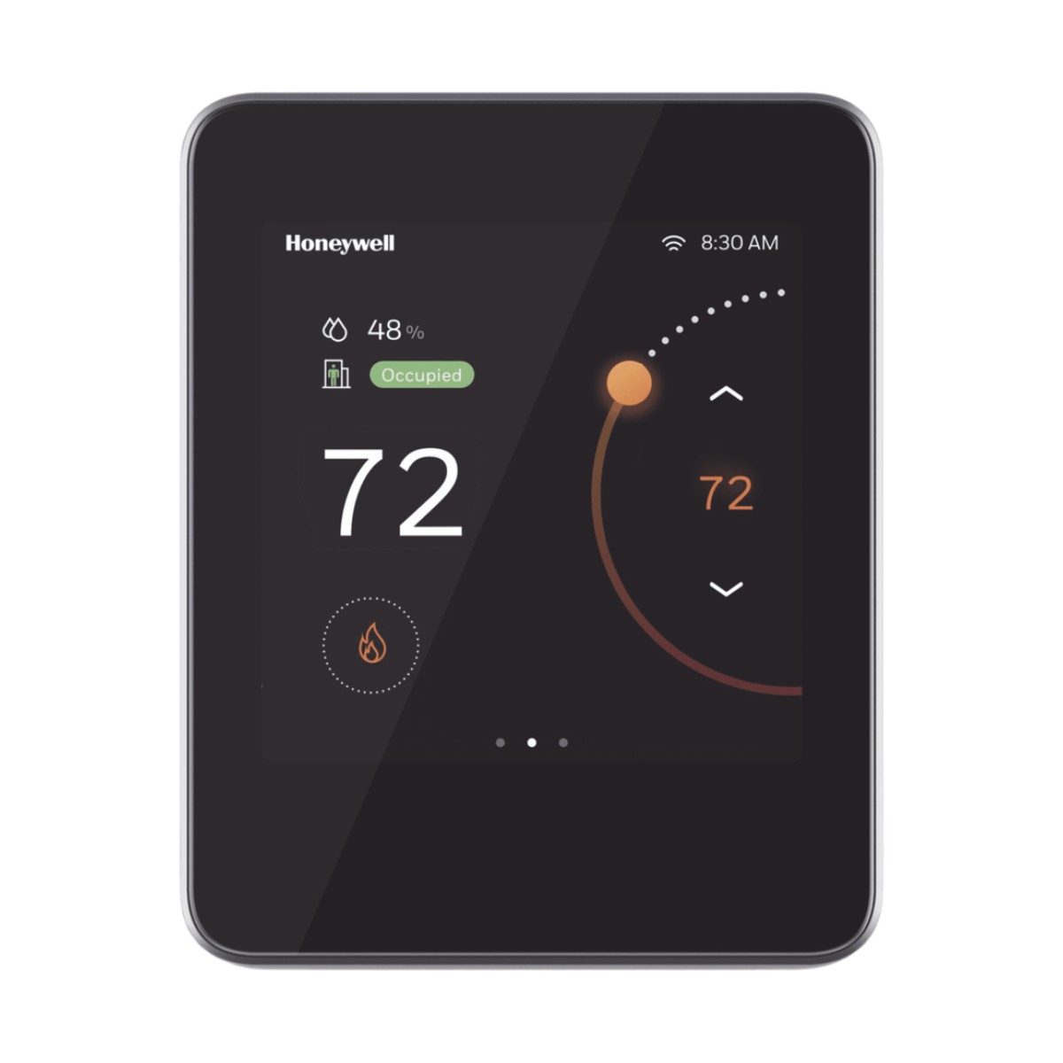 Termostato comercial conectado para unidades rooftop y bomba de calor con BACnet MS/TP, BACnet IP sobre Wi-Fi y app móvil