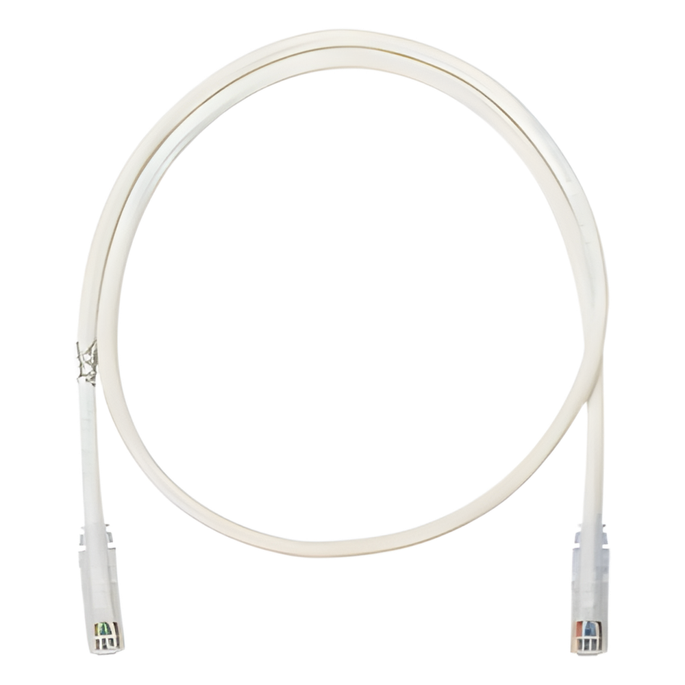 Cable de Parcheo UTP Categoría 6, con Plug Modular en Cada Extremo - 3 Metros (9.84 Pies) - Blanco Mate