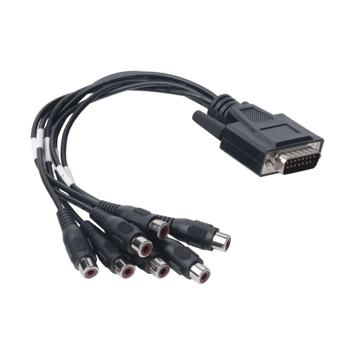 Adaptador de 7 entradas de Audio para DVR´s epcom y HIKVISION