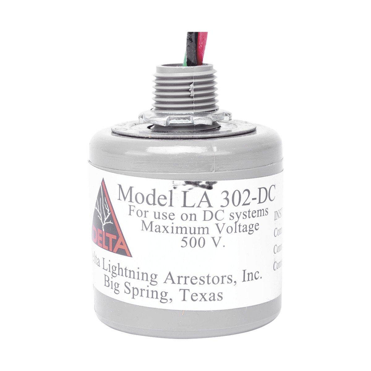 Protector de Descargas Atmosféricas, Diseñado Para Sistemas Fotovoltaicos, Uso en Corriente Directa, 0-500 Vcc