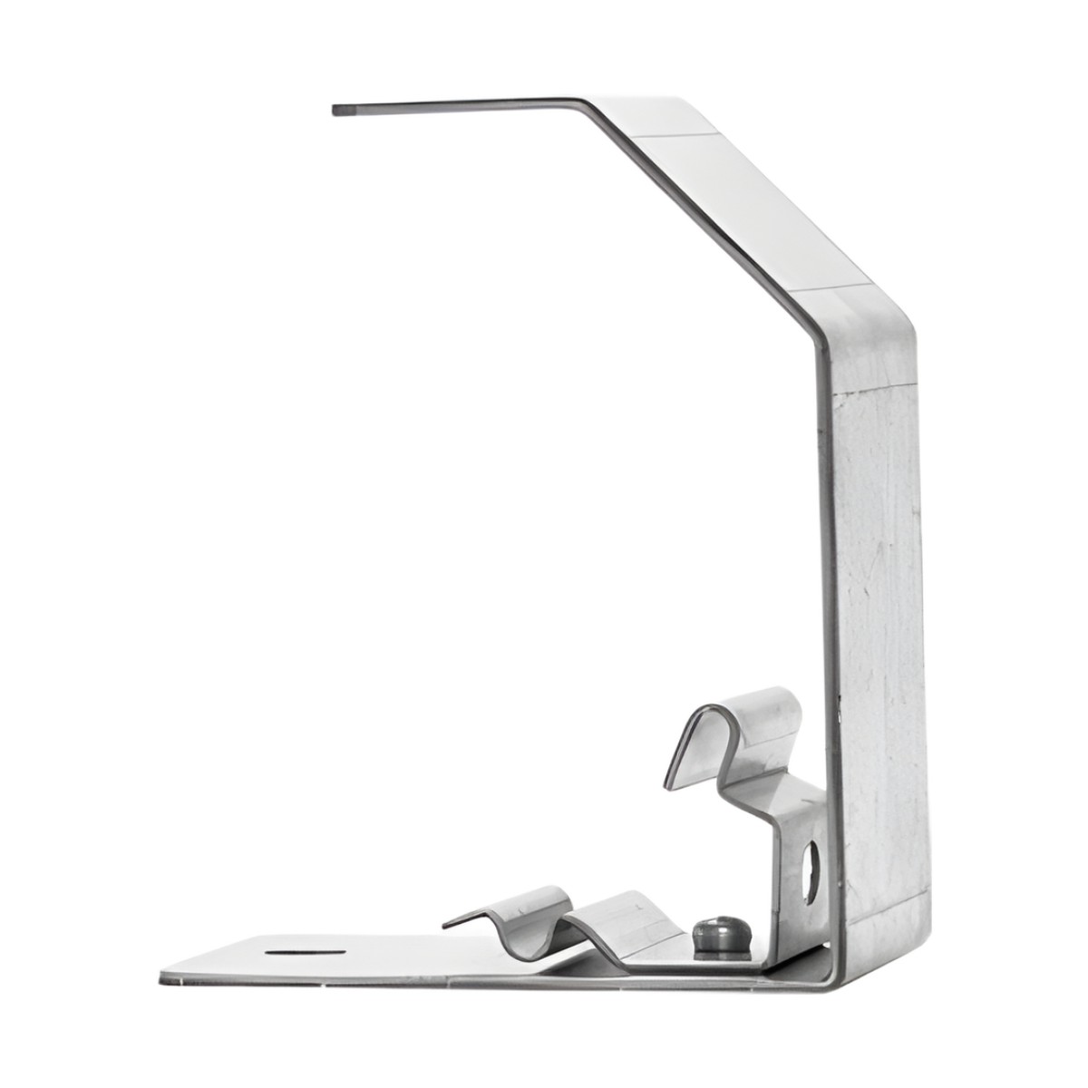 Estribo de suspensión, suspende charolas de 50 y 100 mm de ancho, acabado Electro Zinc