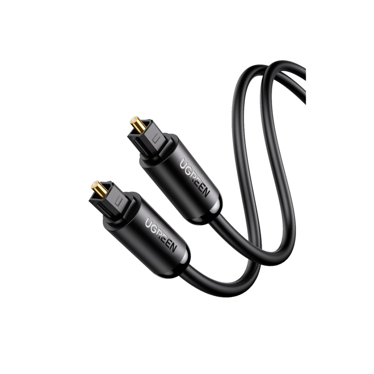 Cable Óptico Toslink (S/PDIF) de Alta Calidad para Audio Digital / 3 Metros (9.84 Pies) / Tapa de Protección / Dolby 7.1 Canales / Diseño Durable / Plug & Play / Color Negro