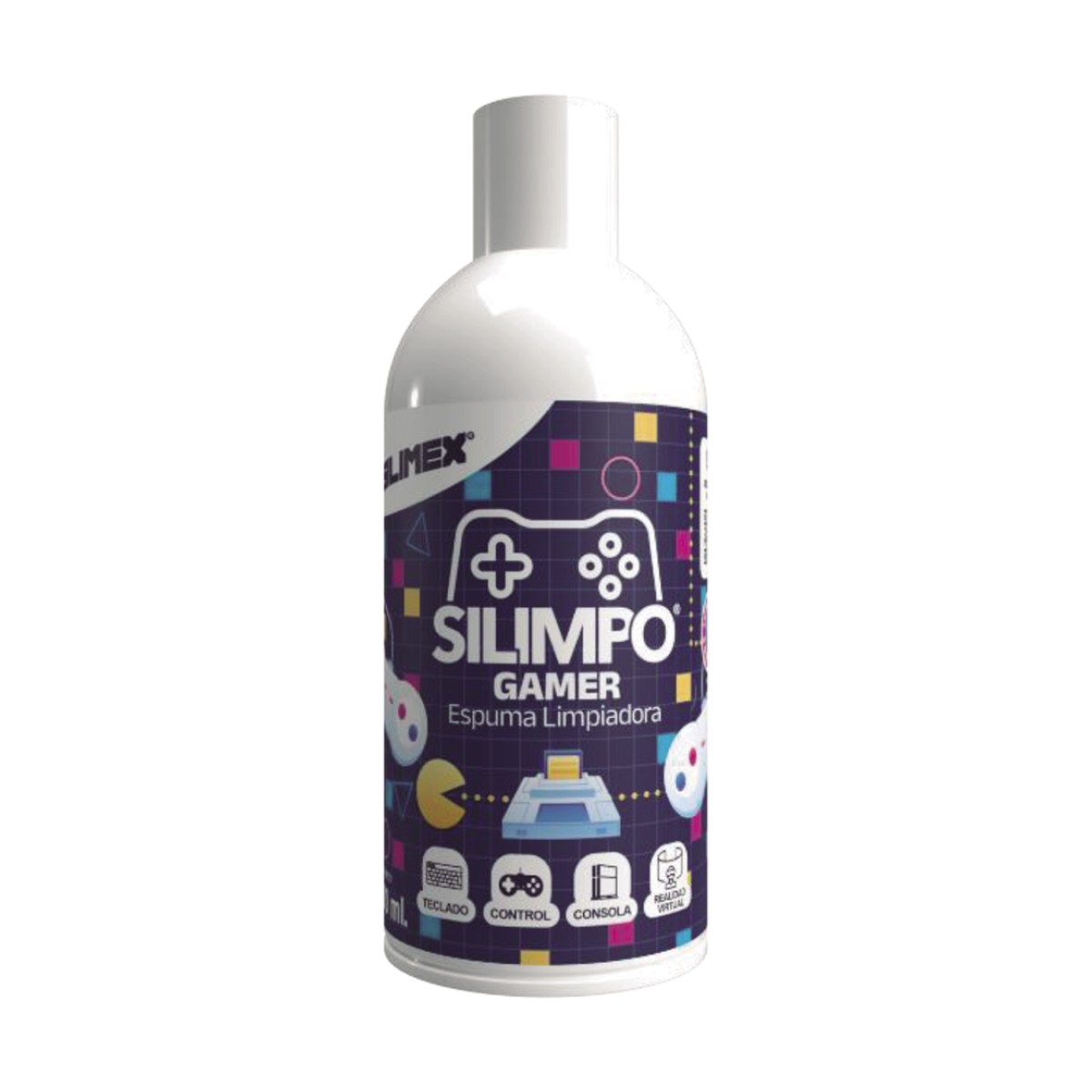 Silimpo Gamer La Espuma de Limpieza con Protección UV, Efecto Anti-Estático y Aroma a Chicle para tus Dispositivos Gaming.