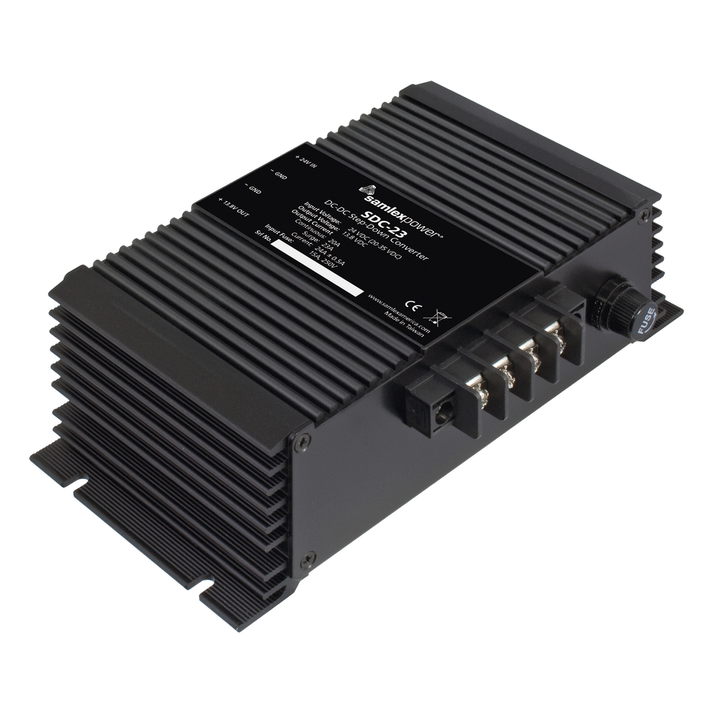 Convertidor de CD-CD, Entrada 20-35 Vcc, Salida: 13.8 Vcc 20 Amp Continuos