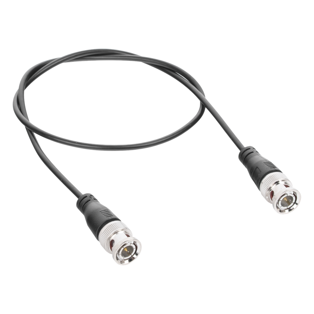 Cable Coaxial Armado con Conector BNC (Video) / Longitud de 1.5 Metros (4.92 Pies) / Optimizado para Cámaras 4K / Uso en Interior