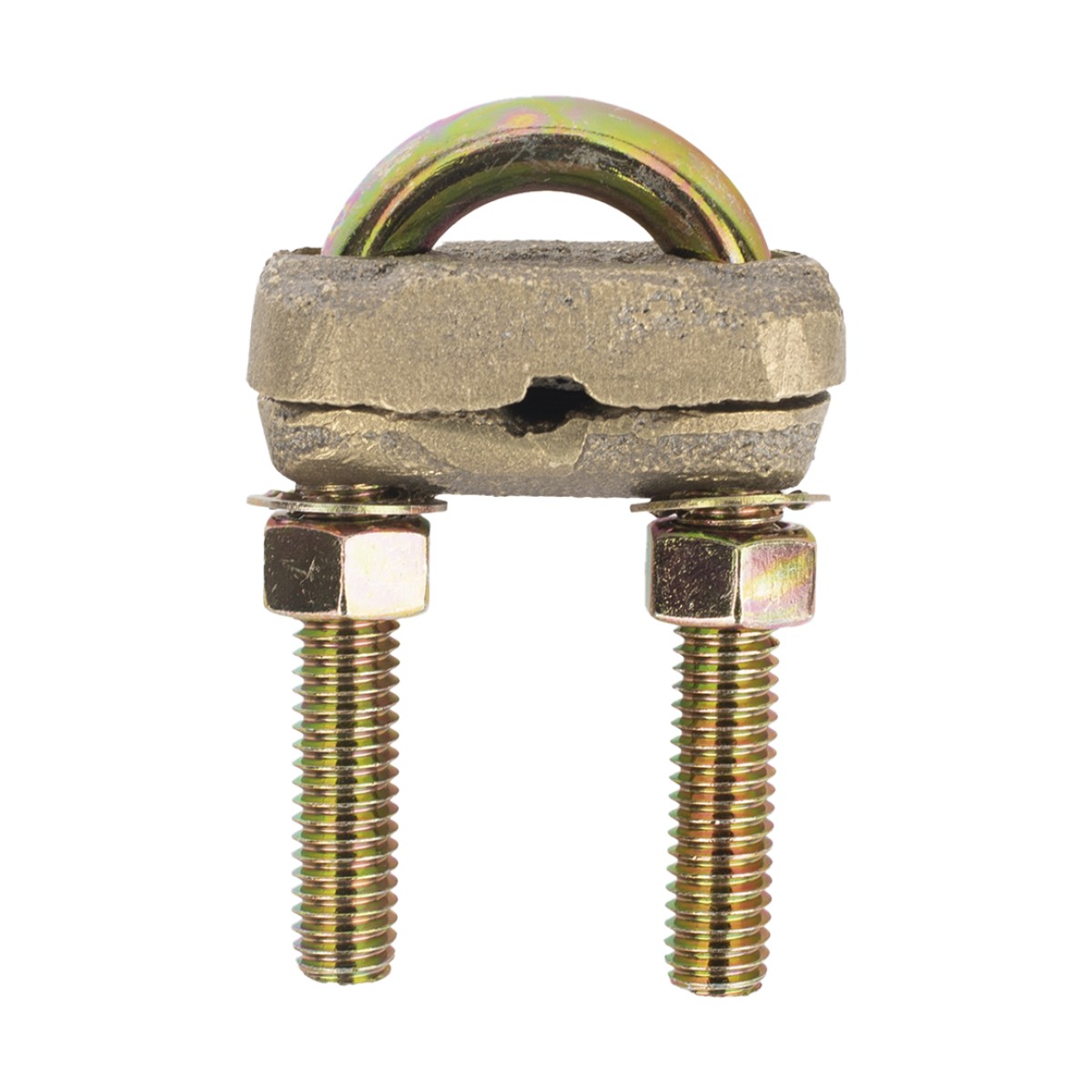 Conector Varilla-Cable Tipo Perro / Bronce 100% / Varilla 5/8 in / Cable 4-2/0 AWG / Sin Soldadura