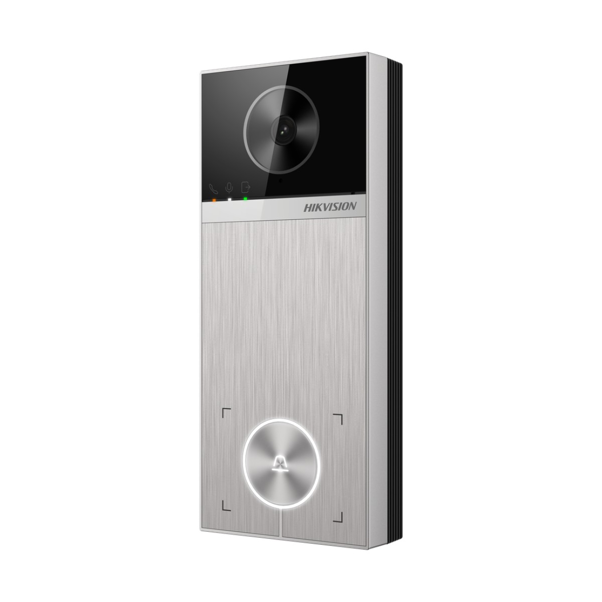 Videoportero TalkVu / 4 Megapixel / Ángulo de Visión 150° / Control de 2 Cerraduras / Desbloqueo por Tarjeta, Hik-Connect y Estación Interior / IP65 / PoE IEEE802.3at / Compatibilidad ONVIF / H.265