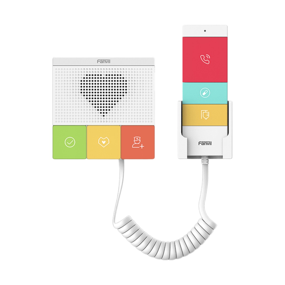 Intercomunicador SIP Wi-Fi para Hospital/Asilos, 6 botones, antibacterial, 1 Relevador integrado