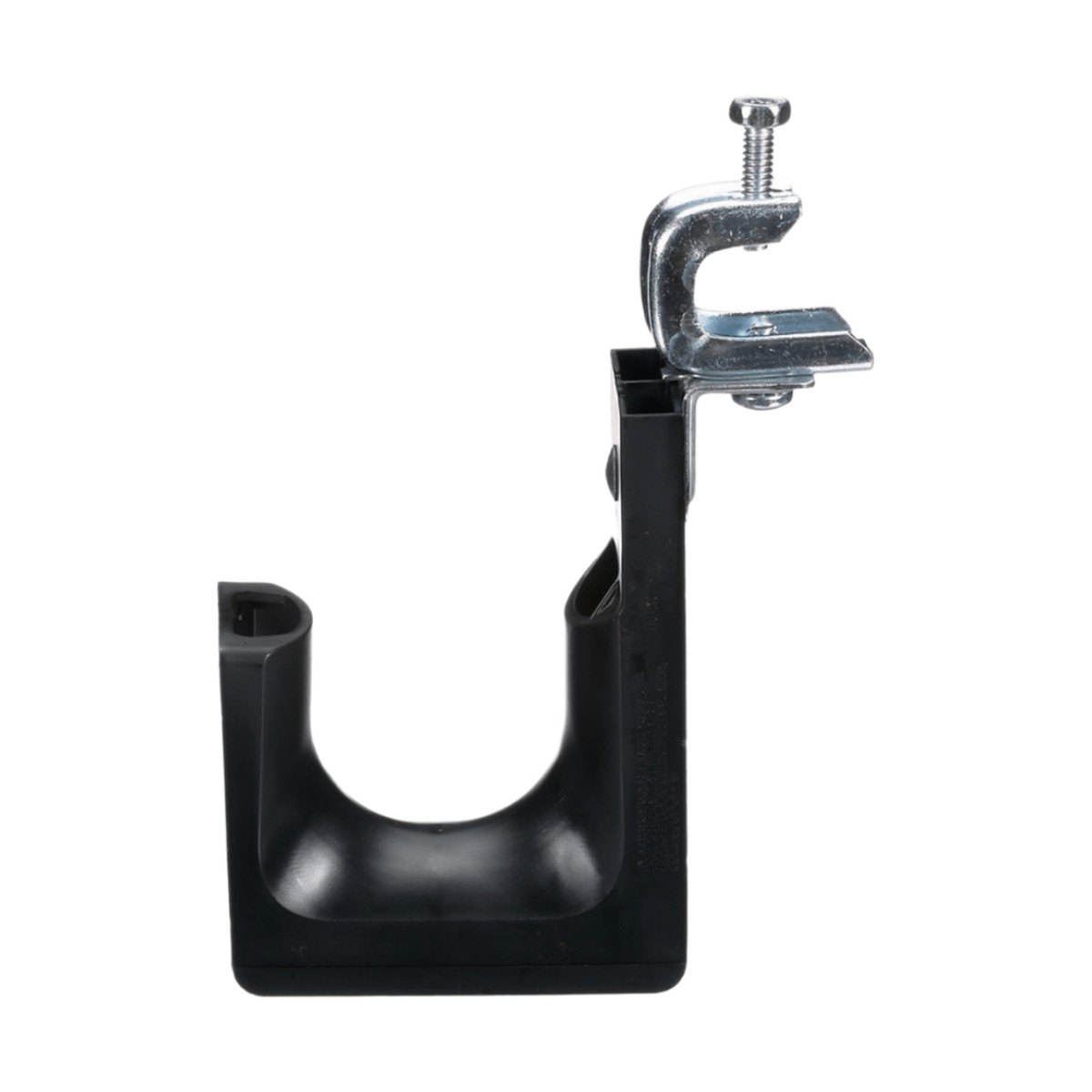 Sujetador STRONGHOLD tipo J (J-Hook), Con Abrazadera de Tornillo para Montaje, Hasta 46 Cables Cat6, Nylon 6.6, Color Negro, 1 pieza