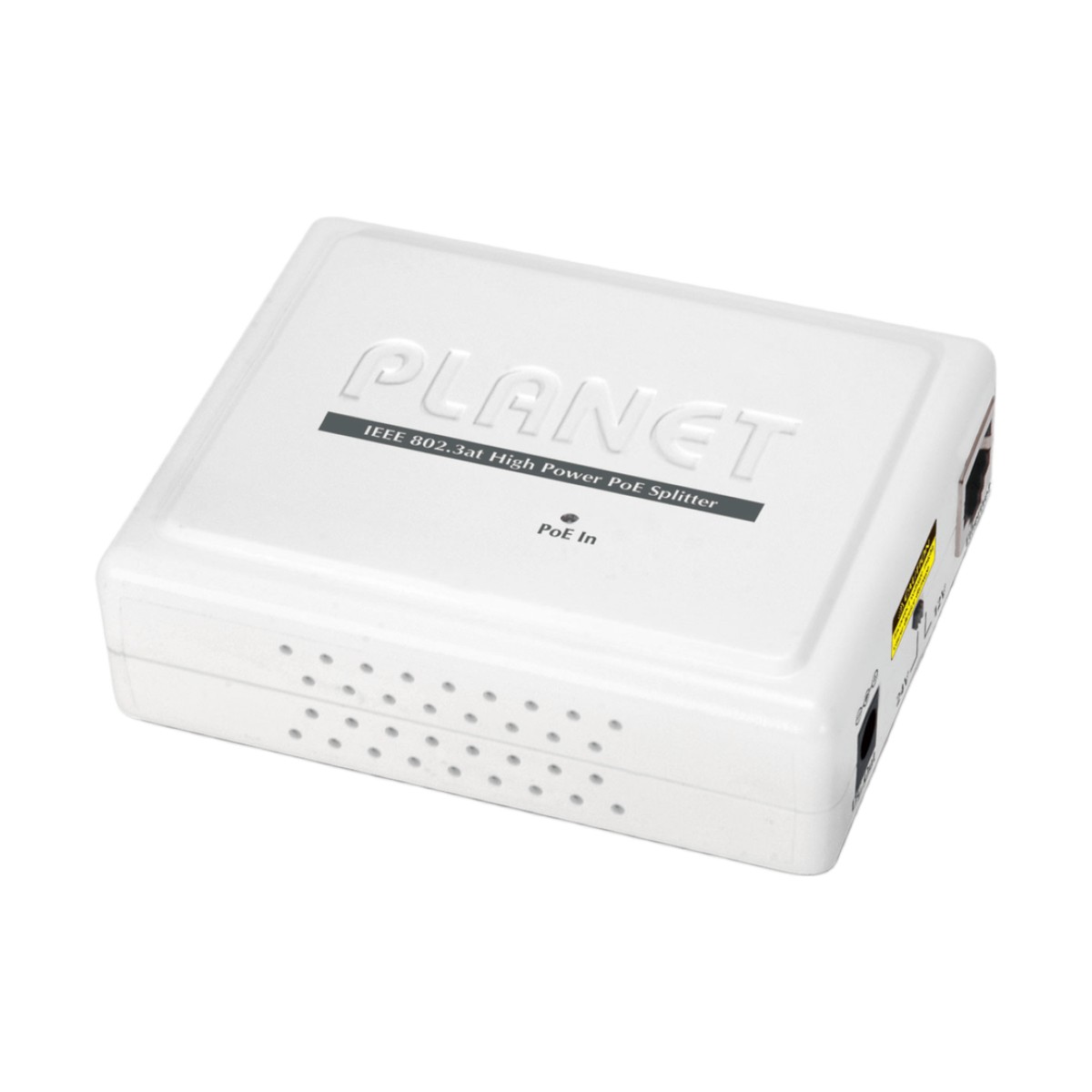 Divisor de Voltaje PoE 802.3at a 12/24 Vcc, Puerto Gigabit 10/100/1000 Mbps