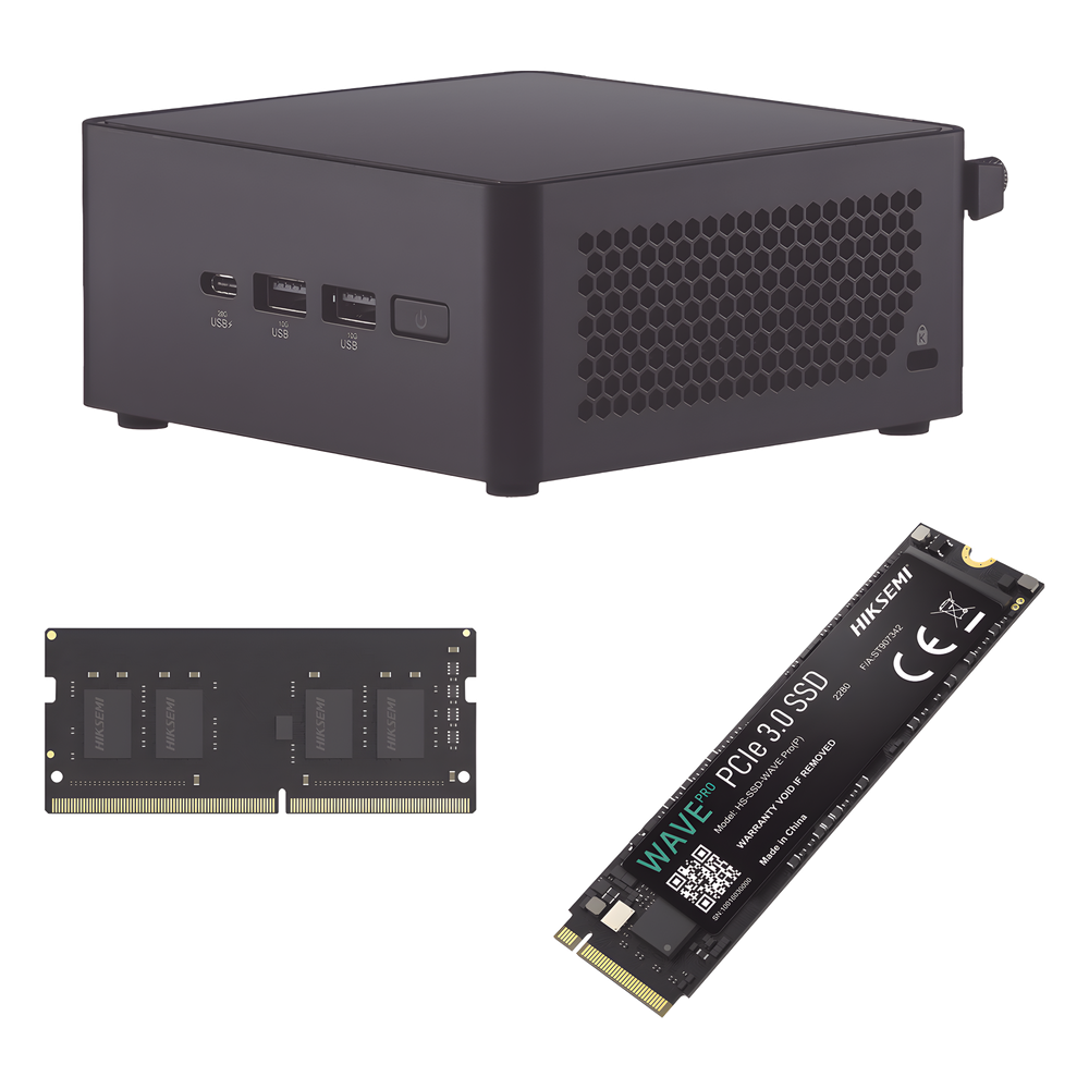 ASUS NUC KIT / ESTACION DE TRABAJO / CORE 3- 100U / RAM 16GB / SSD 256 GB