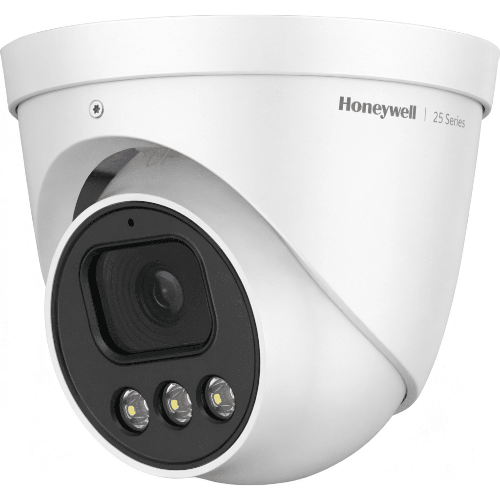 Cámara Turret IP / 4 MP / Lente Fijo 2.8 mm / Color 24/7 Dual-Light 30 m / WDR 90 dB / IP66 IK10 / PoE / NDAA