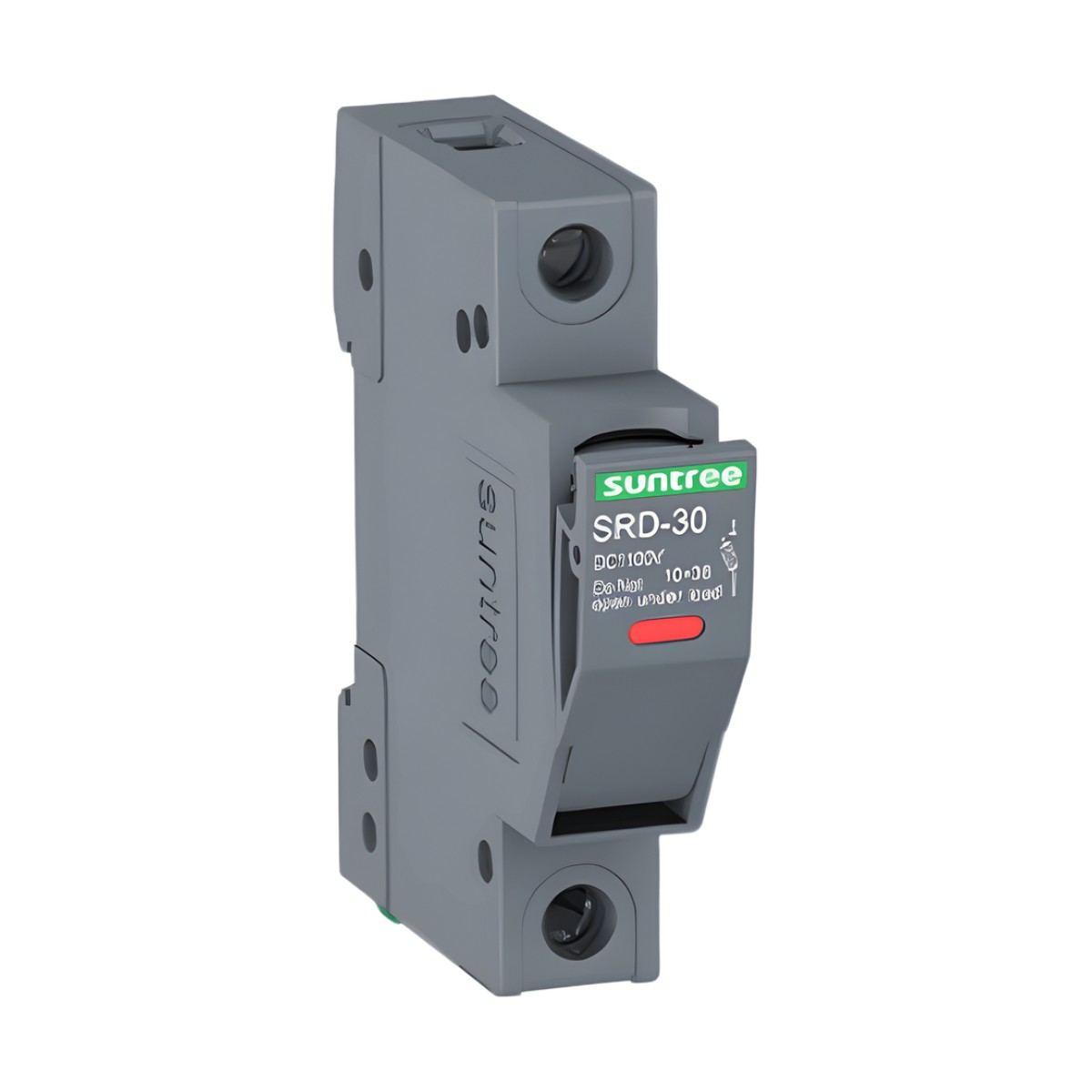 Porta Fusible CD 1000V 1 Polo Riel Din