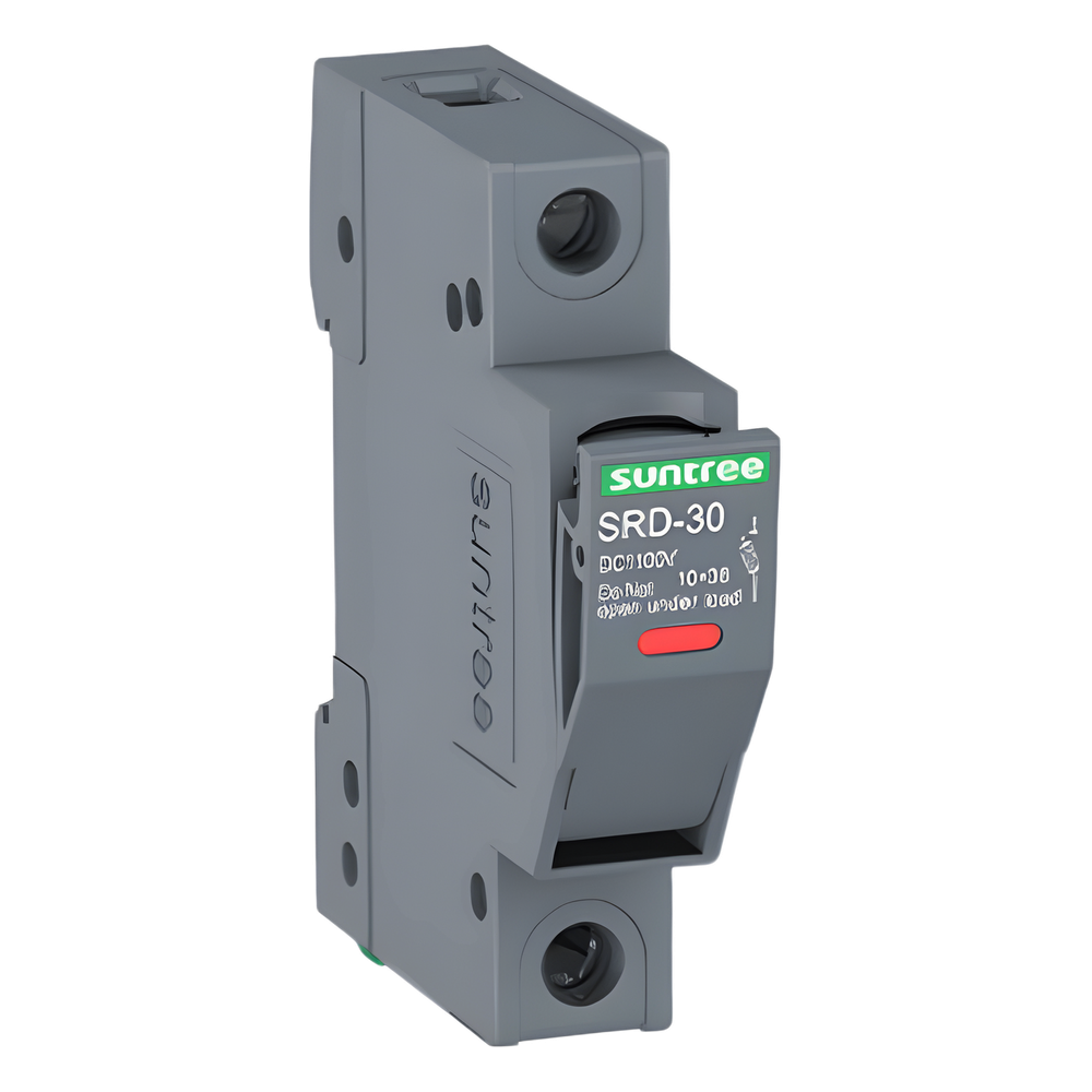 Porta Fusible CD 1000V 1 Polo Riel Din