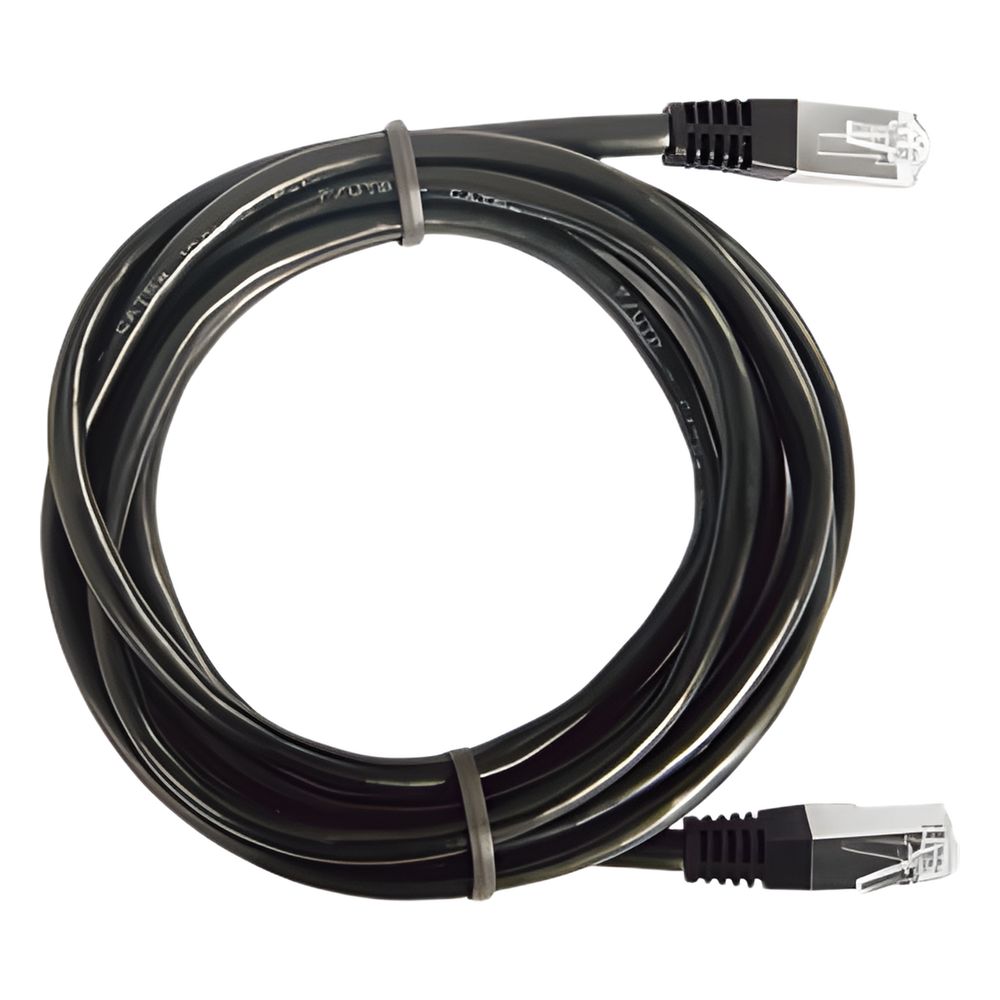 Cable de Parcheo FTP Cat5e - 0.5 Metros (1.64 Pies) - Negro
