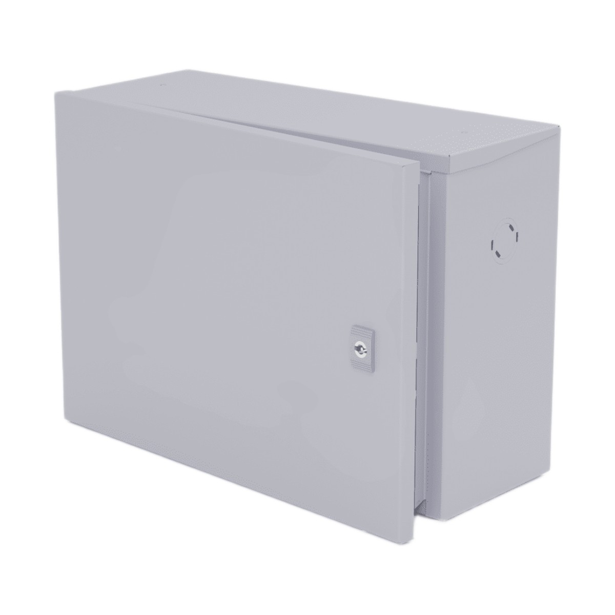 Gabinete para instalación de 1 Batería , Fabricado en Lámina Galvanizada, Accesorios para poste (No incluidos)