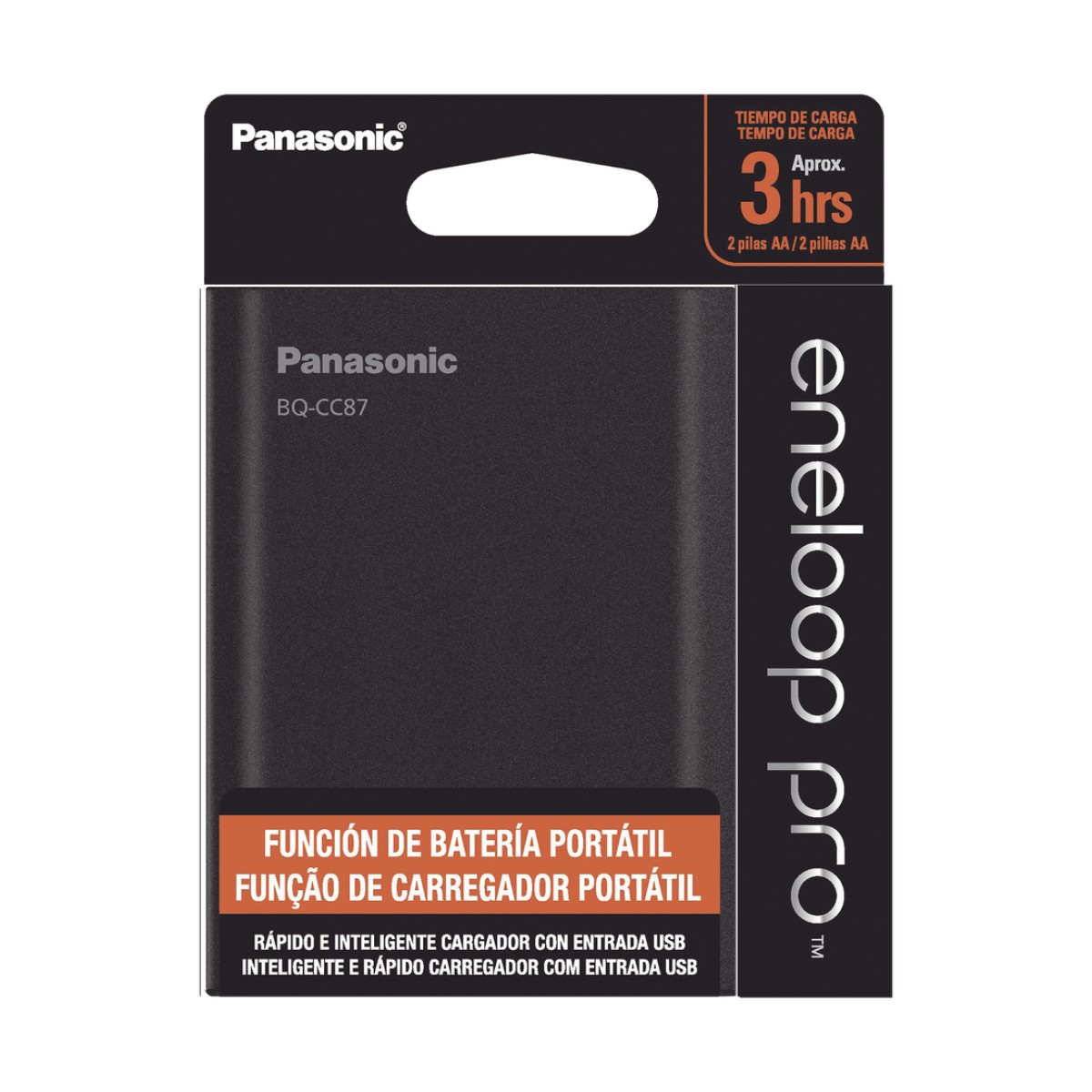Cargador para baterías y power bank  2 en 1, carga individual y/o simultánea hasta 4 baterías, (AA y AAA, Ni-MH )