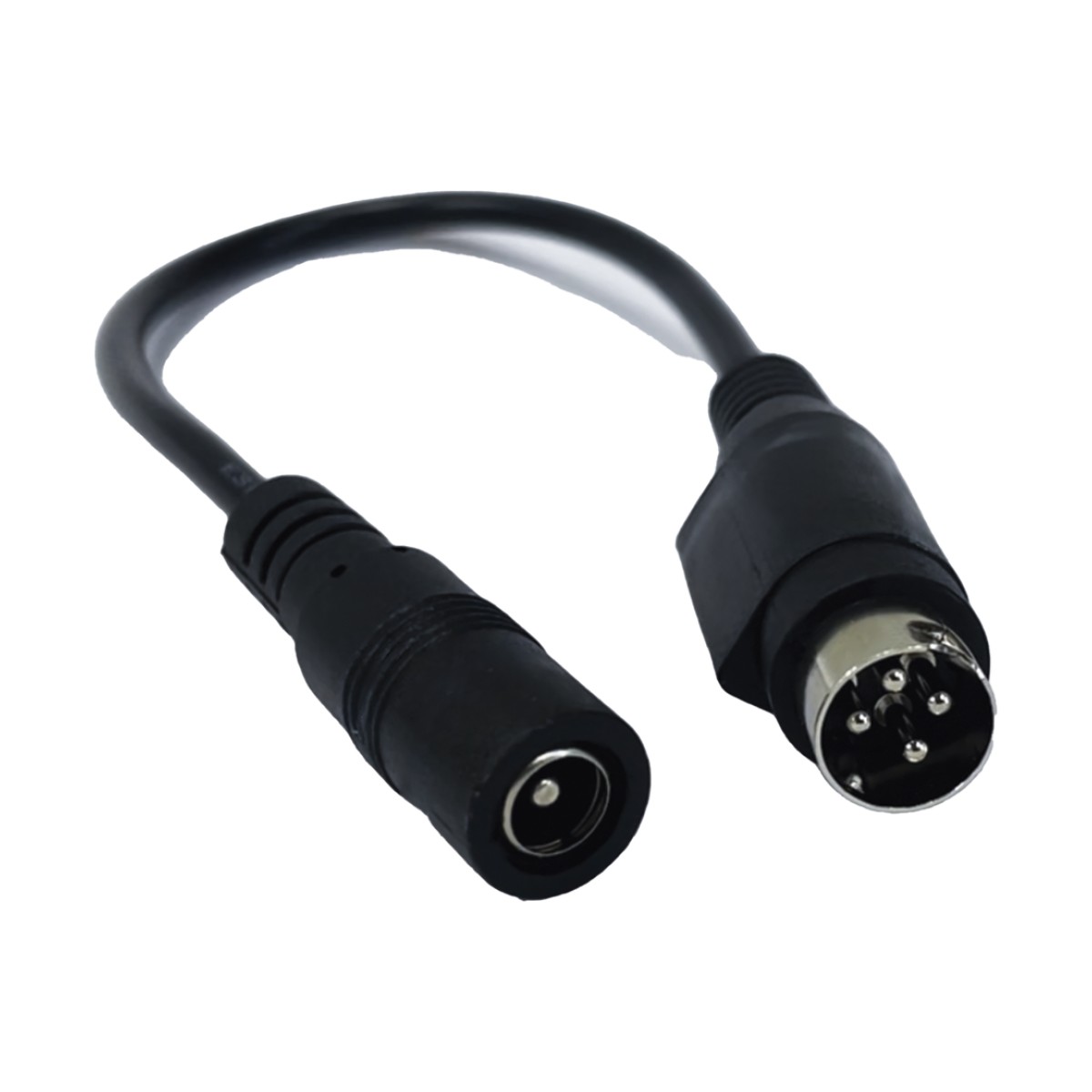 Adaptador Universal DC Hembra a Minidin 4 Pines Macho / Recomendado para DVR´s epcom / HIKVISION