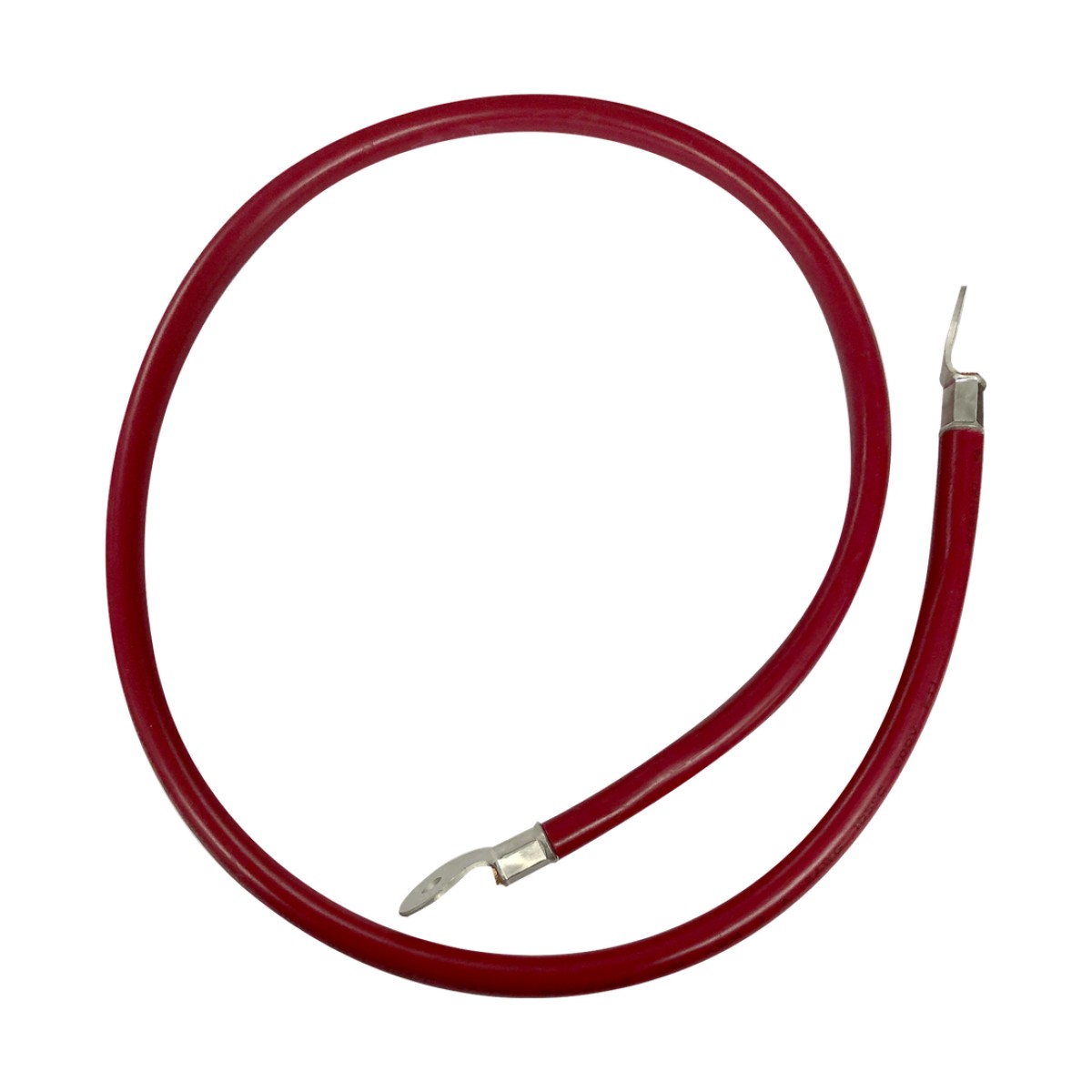 Cable para Baterías  1 m, Rojo, Calibre 2 AWG con Terminales de Ojo en Ambos Extremos