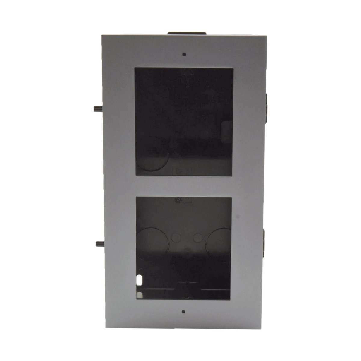 Base de 2 Espacios para EMPOTRAR Módulos de Videoporteros Hikvision