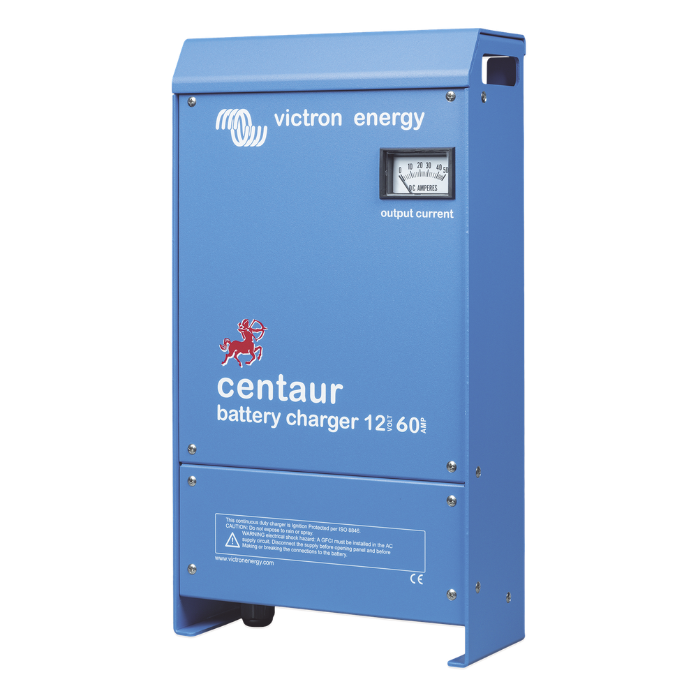 Centaur 24/60 / Cargador de Baterías 24V, 60A / Para Ambientes Marinos y Terrestres. /  Bancos de 140 a 600 Ah