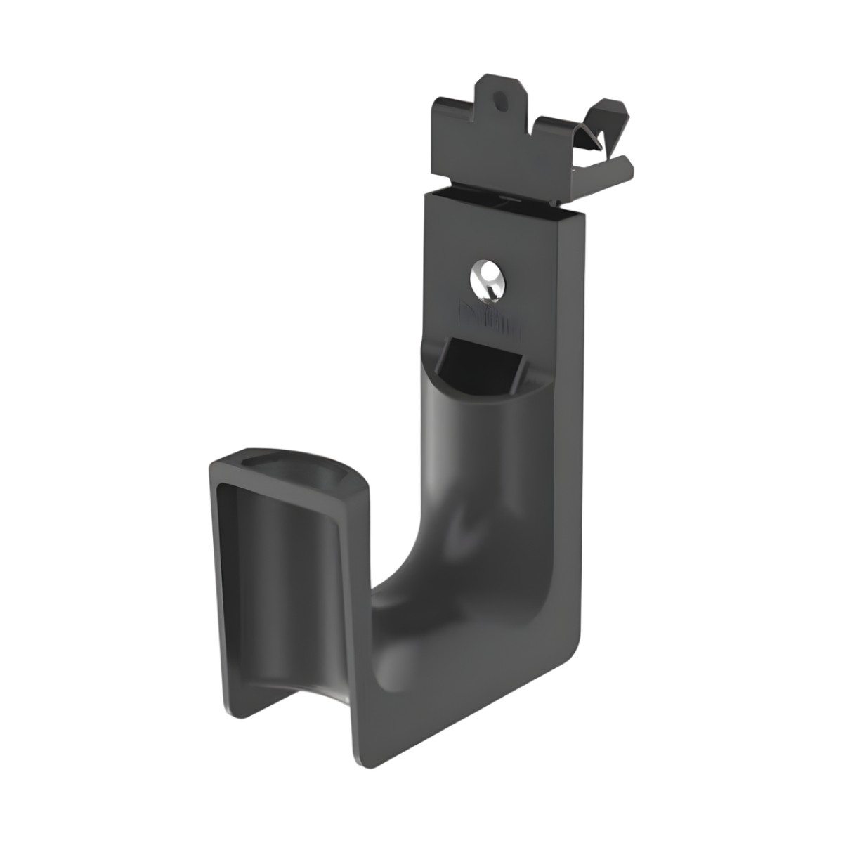 Sujetador STRONGHOLD tipo J (J-Hook), grosor de Brida 1/2", para Viga instalada con Martillo, hasta 46 Cables Cat6, Nylon 6.6 Metal, Color Negro, 1 pieza