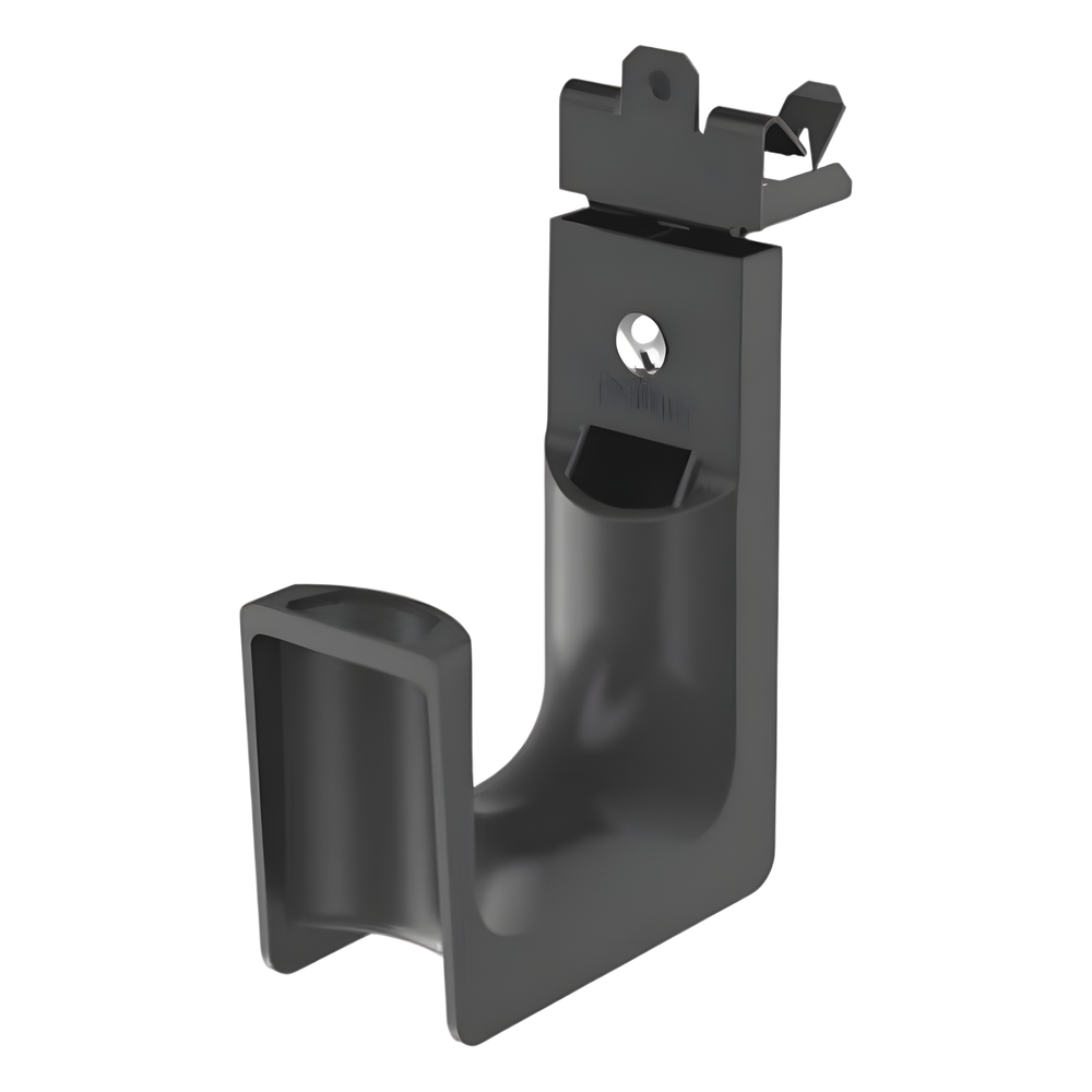 Sujetador STRONGHOLD tipo J (J-Hook), grosor de Brida 1/2", para Viga instalada con Martillo, hasta 46 Cables Cat6, Nylon 6.6 Metal, Color Negro, 1 pieza