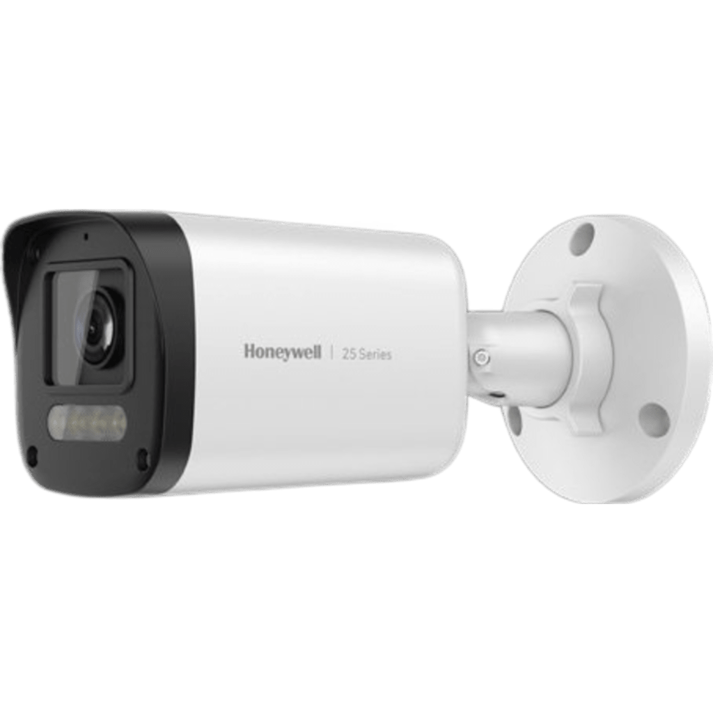 Cámara Bala IP / 4 MP / Lente Fijo 2.8 mm / Color 24/7 Dual-Light 30 m / WDR 90 dB / IP66 IK10 / PoE / NDAA