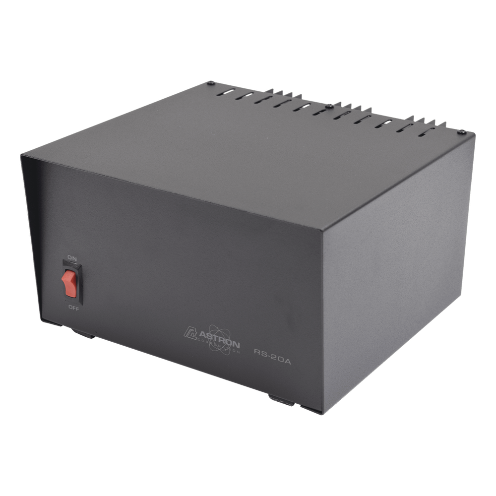 Fuente de Poder Lineal / 13.8 Vcc 20 A / Regulación Electrónica / Protección Sobrecarga / Disipador Térmico / Radios 50W