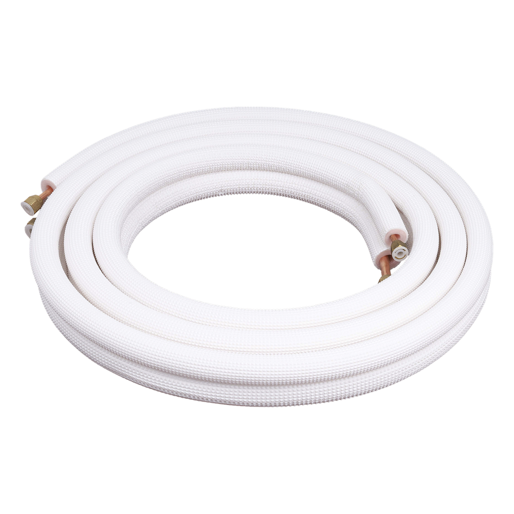 Kit de tubería / 1 / 4"  y 3 / 8 " / Capacidad para minisplit AUFIT / 1 Tonelada / Cinta aislante / Accesorios / Longitud de 4 metros