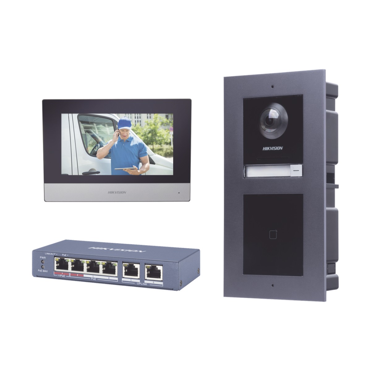 KIT de Videoportero IP con llamada a App de Smartphone y Lector de Tarjetas EM / 2da Generación (Modular) / Montaje para EMPOTRAR incluido