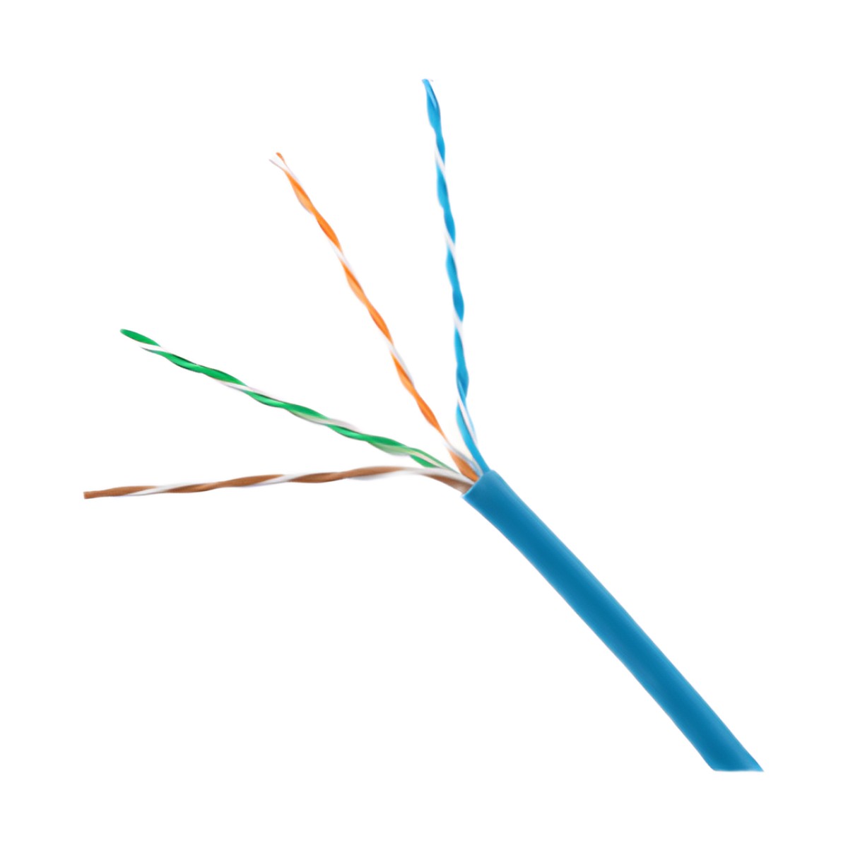 Bobina de Cable UTP 305 Metros (1000 Pies) de Cobre, TX6000? PanNet, Azul, Categoría 6 (24 AWG), CMP (Plenum), de 4 Pares