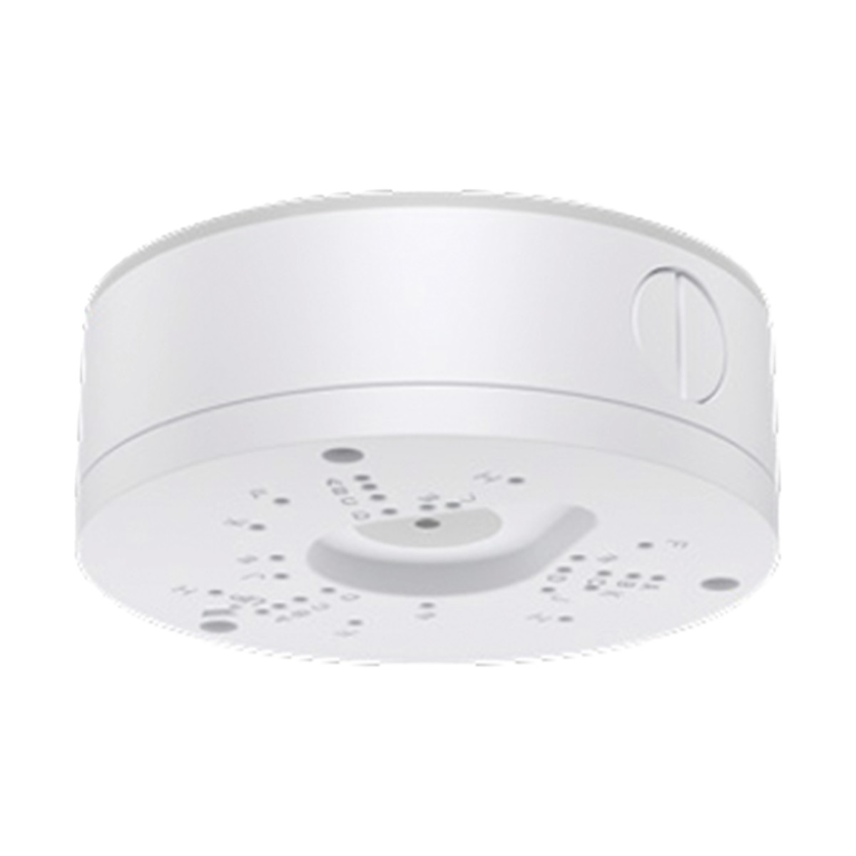Caja de conexiones circular para cámaras domo IP, aluminio con acabado en polvo, para interior y exterior, compatible con Serie 35 y Serie 60 Honeywell