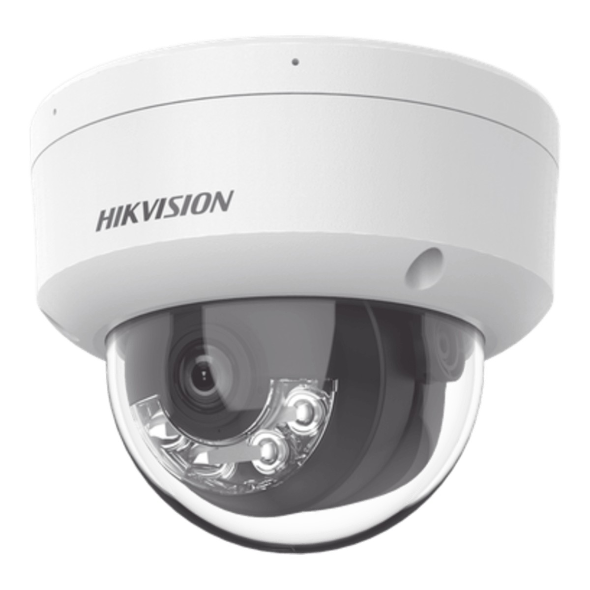 [Dual Light] Domo IP 2 Megapixel / Lente 2.8 mm / 30 mts IR + Luz Blanca / Micrófono Integrado / Antivandálico IK08 / ACUSENSE Lite / Exterior IP67 / H.265+/H.264+ / PoE / ONVIF (Profile S/T)