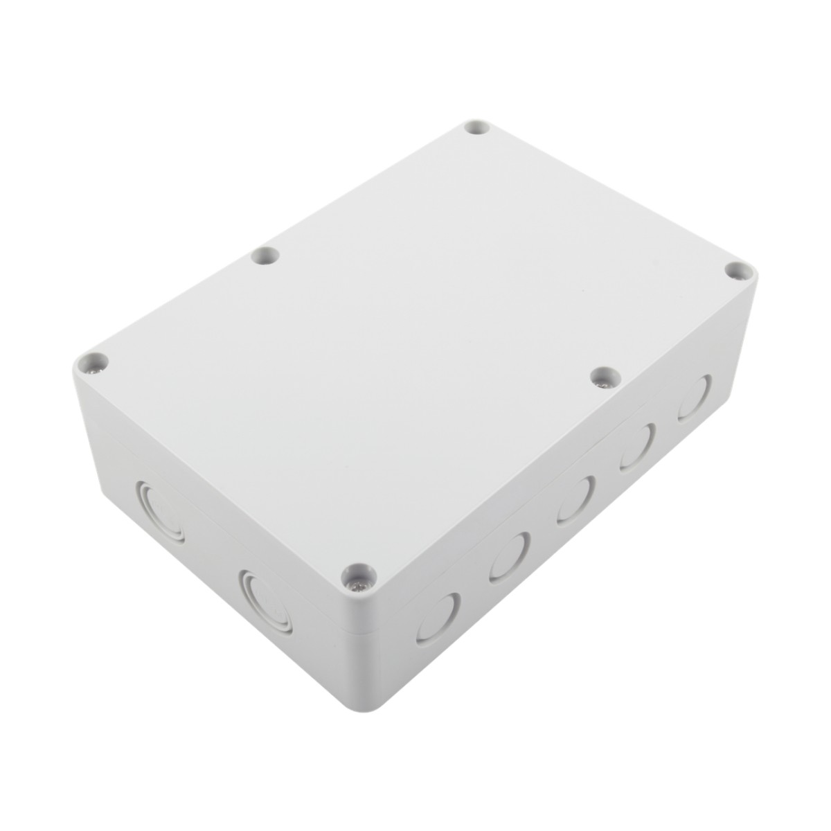 Gabinete Plástico para Exterior (IP65) de 180 x 125 x 57 mm Cierre por Tornillos.