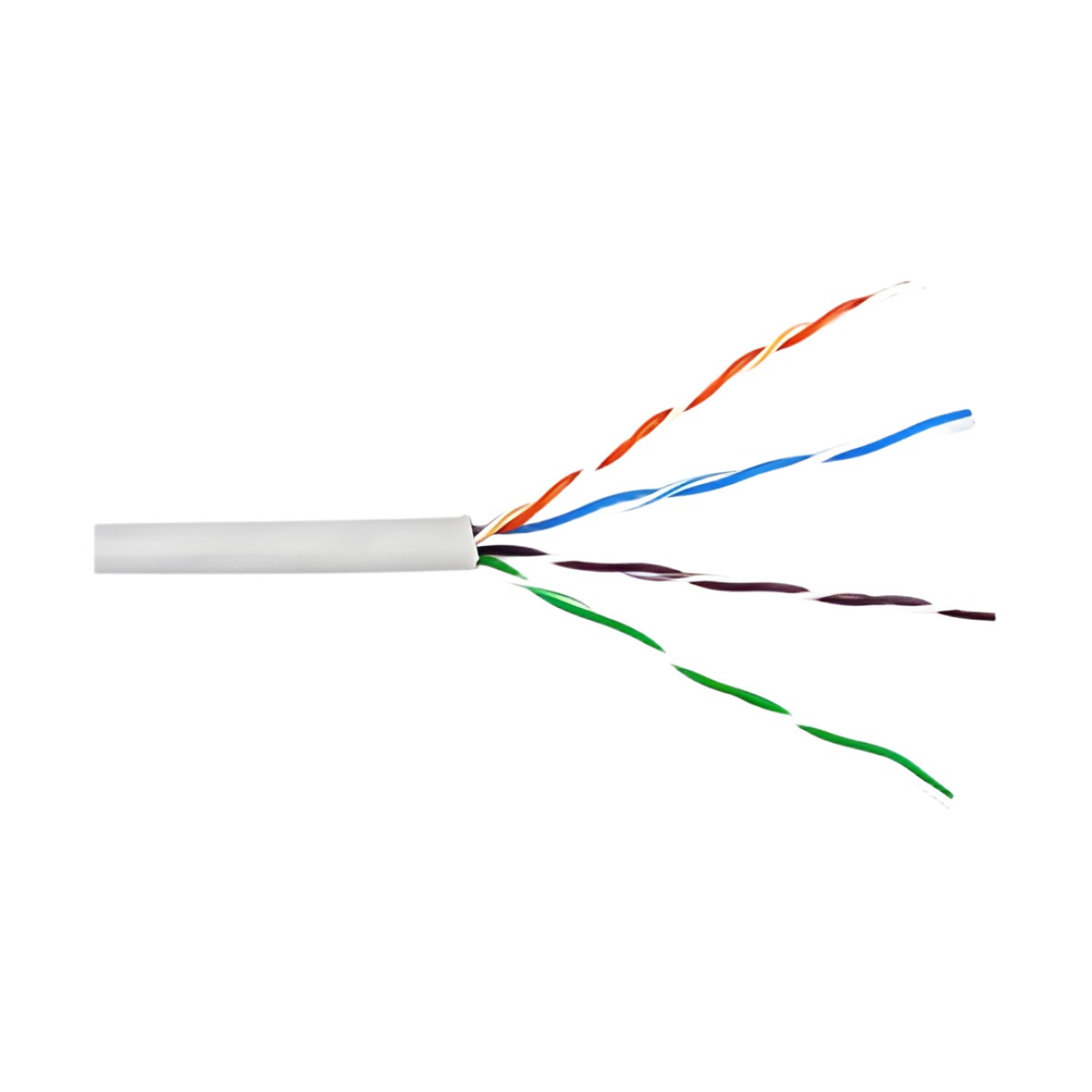 Bobina de Cable de 305 Metros (1000 Pies) UTP Cat6 Riser / Color Blanco / UL, CMR, Probado a 350 Mhz / Para Aplicaciones de CCTV, Redes de Datos, IP Megapixel, Control RS485