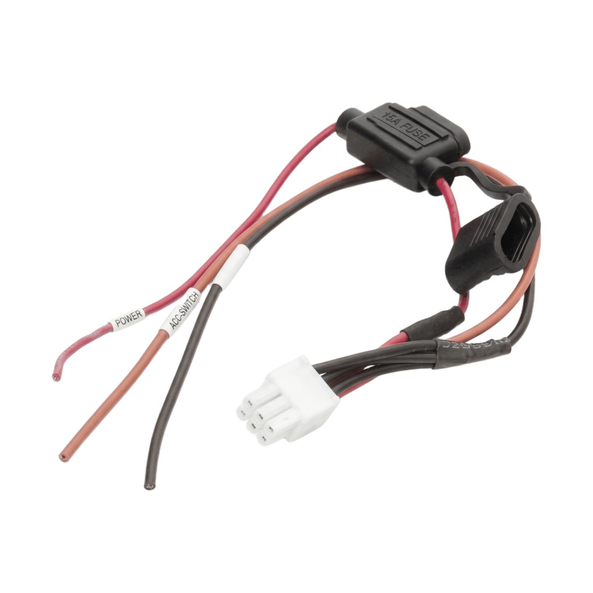 Cable de Alimentación Hikvision / 15 cm (5.9 in) / Suministro de Energía / Accesorios / Tierra / Conectores Estándar