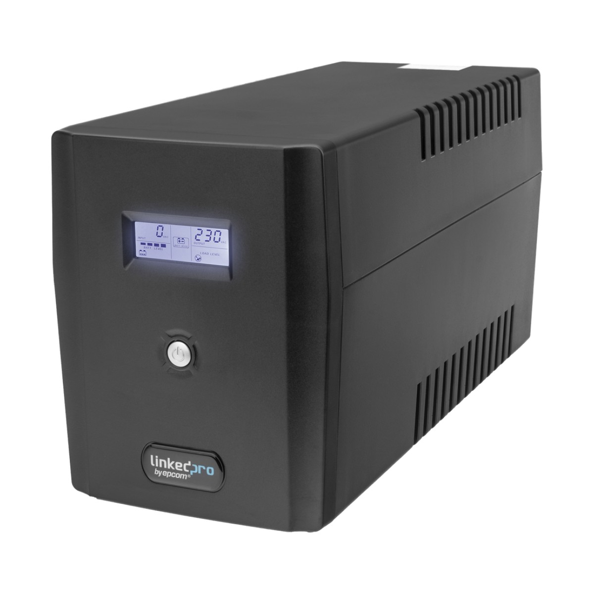 UPS 1500VA/900 W Pantalla LCD / Línea Interactiva 120Vca / 8 tomas 5-15R (6 Respaldadas) / Regulación de Voltaje / Protección RJ45