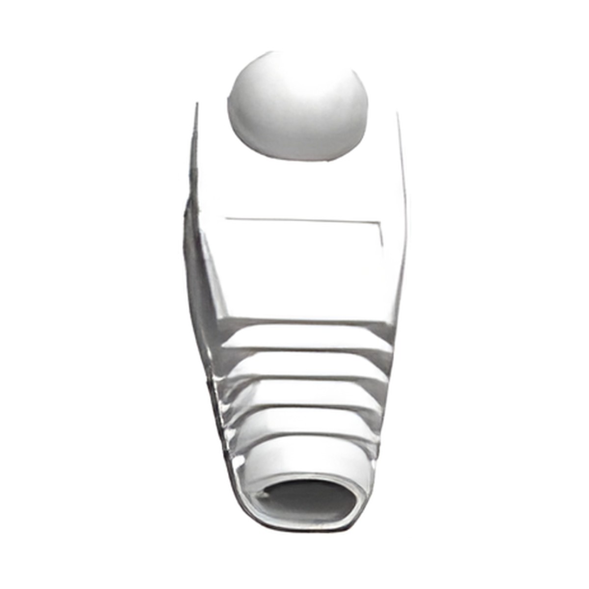 Bota Plástica para Protección de Plug RJ45, Color Blanco