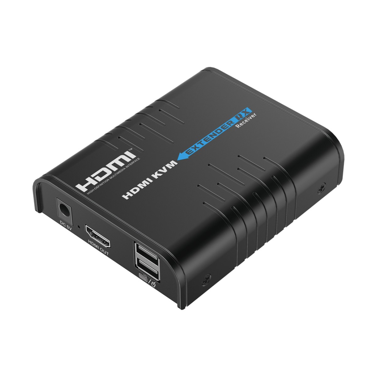 Receptor Compatible para Kits TT373KVM4.0 | Resolución 1080P @ 60 Hz | Soporta STP y UTP CAT6 | Control IR | Compatible con Switch Gigabit para control KVM múltiple.