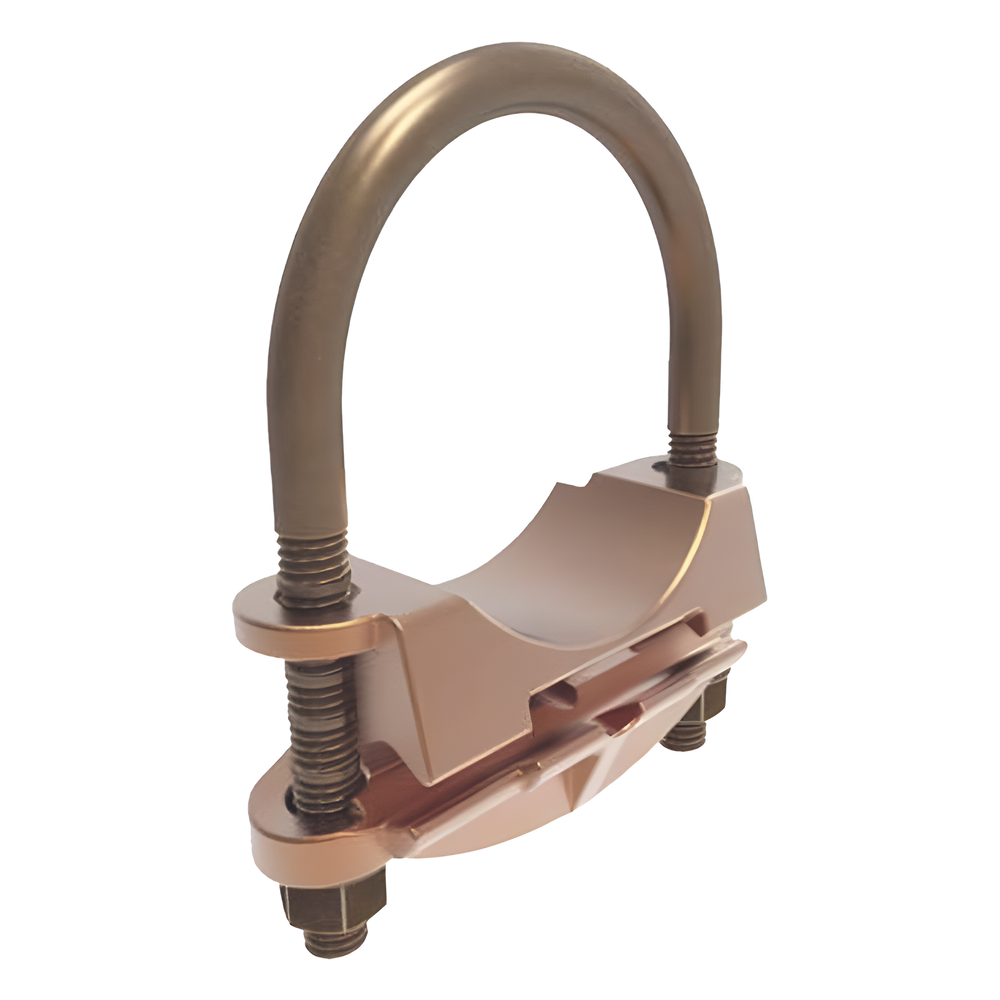 Conector Mecánico para Cable Calibre 4 a 3/0 AWG / Paralelo o 90° Grados a Tubo de 2" o Varilla de 2" - 2 3/8".