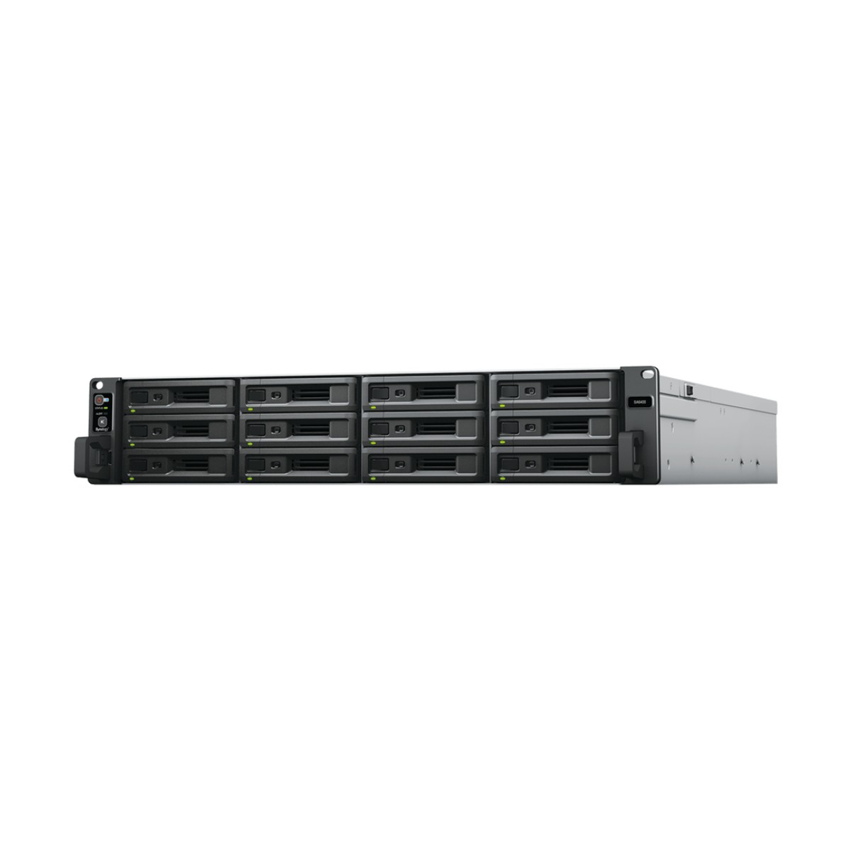 Servidor de Almacenamiento Synology SA6400 | 12 Bahías | Escalable hasta 108 Bahías | AMD EPYC 7272 | 32 GB DDR4 ECC | 10GbE RJ-45 | RAID F1, 0, 1, 5, 6, 10.