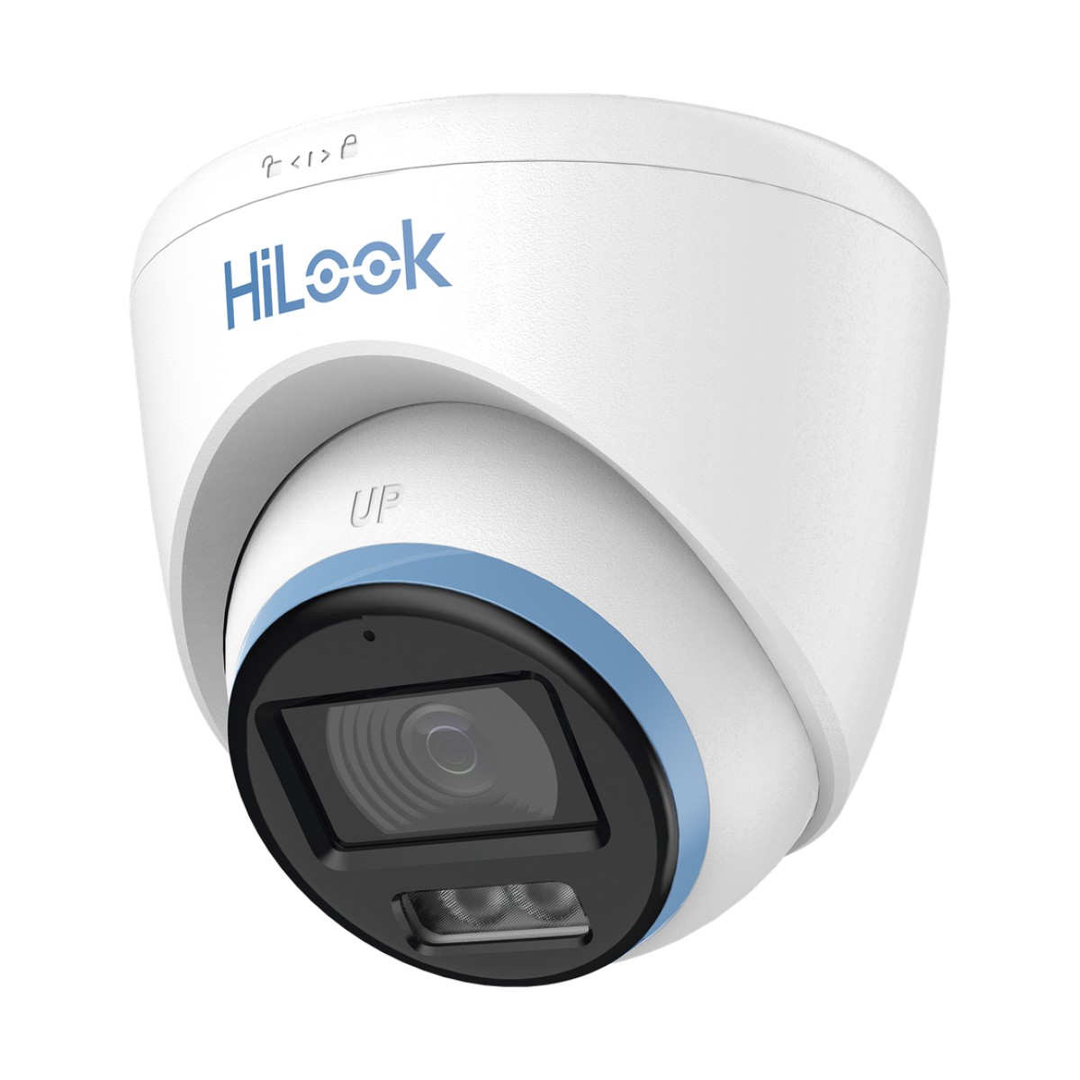 [Dual Light + ColorVu] Turret TurboHD 3K / 5 Megapixel / Lente 3.6 mm / 40 mts IR EXIR + 40 mts Luz Blanca / Micrófono Integrado / Exterior IP67 / dWDR