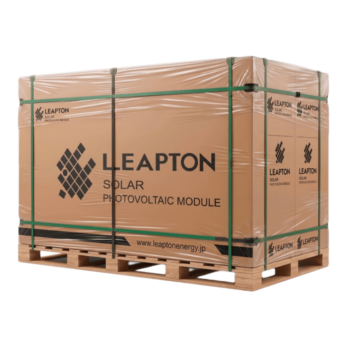 Pallet con 37 piezas de Modulo Solar LP182*210M66NB630W, 630 W BIFACIAL, 49.95 Vcc, Monocristalino TOPCon