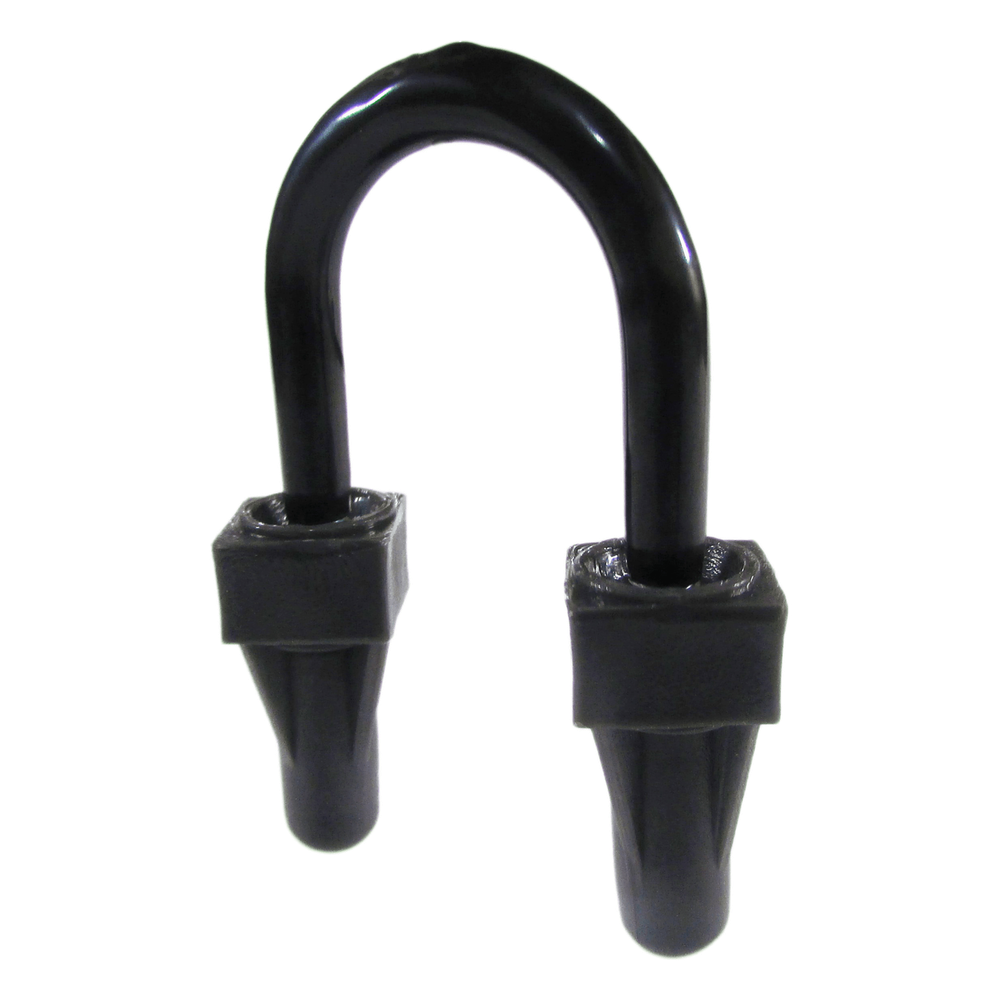 Abrazadera U de Pata Larga con Recubrimiento de PVC para Tubo de 3/4" (19 mm).