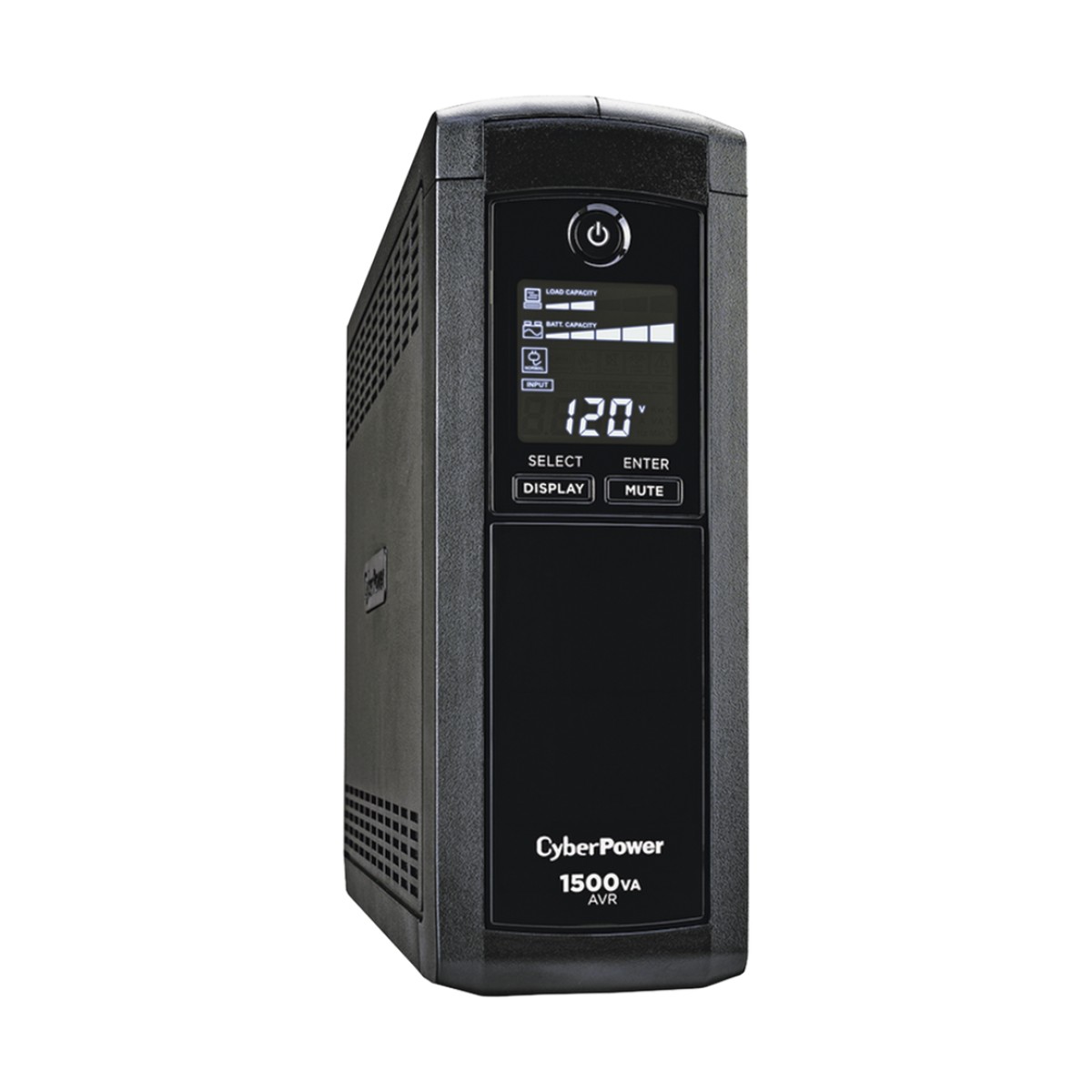 UPS de 1500 VA/900 W, Topología Línea Interactiva, Entrada 120 Vca NEMA 5-15P, Tipo Mini Torre, Con 12 Tomas NEMA 5-15R