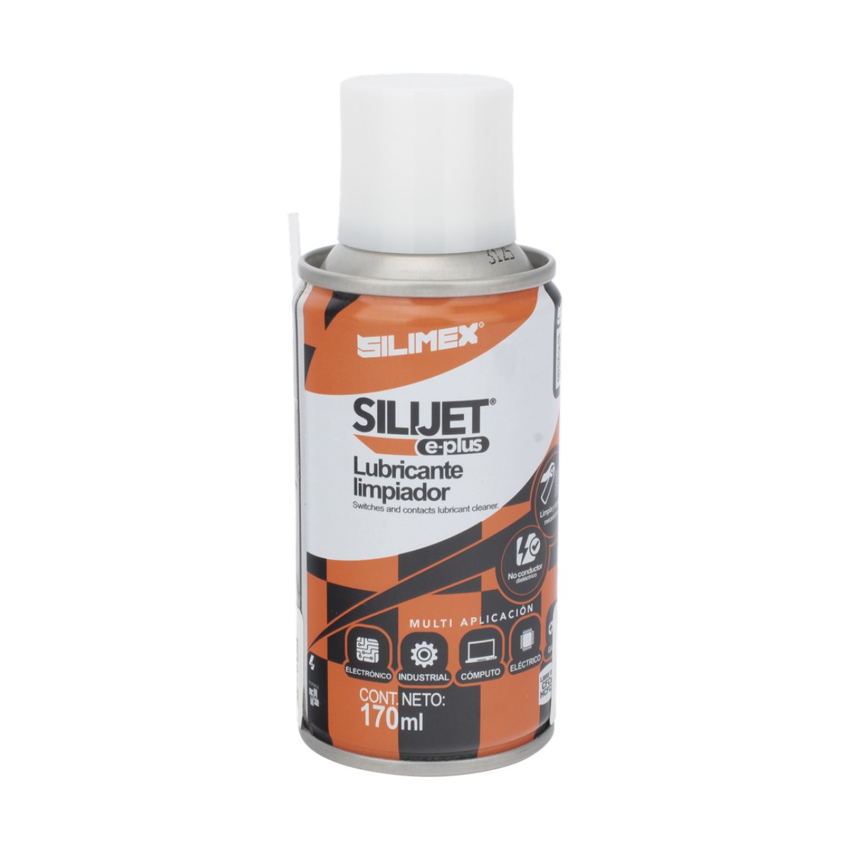Limpiador Lubricante en Aerosol Dieléctrico, Protege Mecanismos, Circuitos, Sensores, Ventiladores, 170 ml.