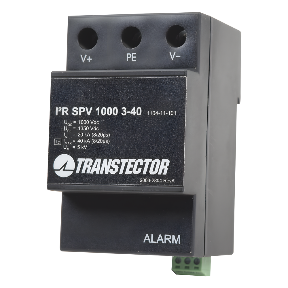 Supresor de Sobretensiones A 1000 VDC Tipo 2 En Montaje DIN Rail