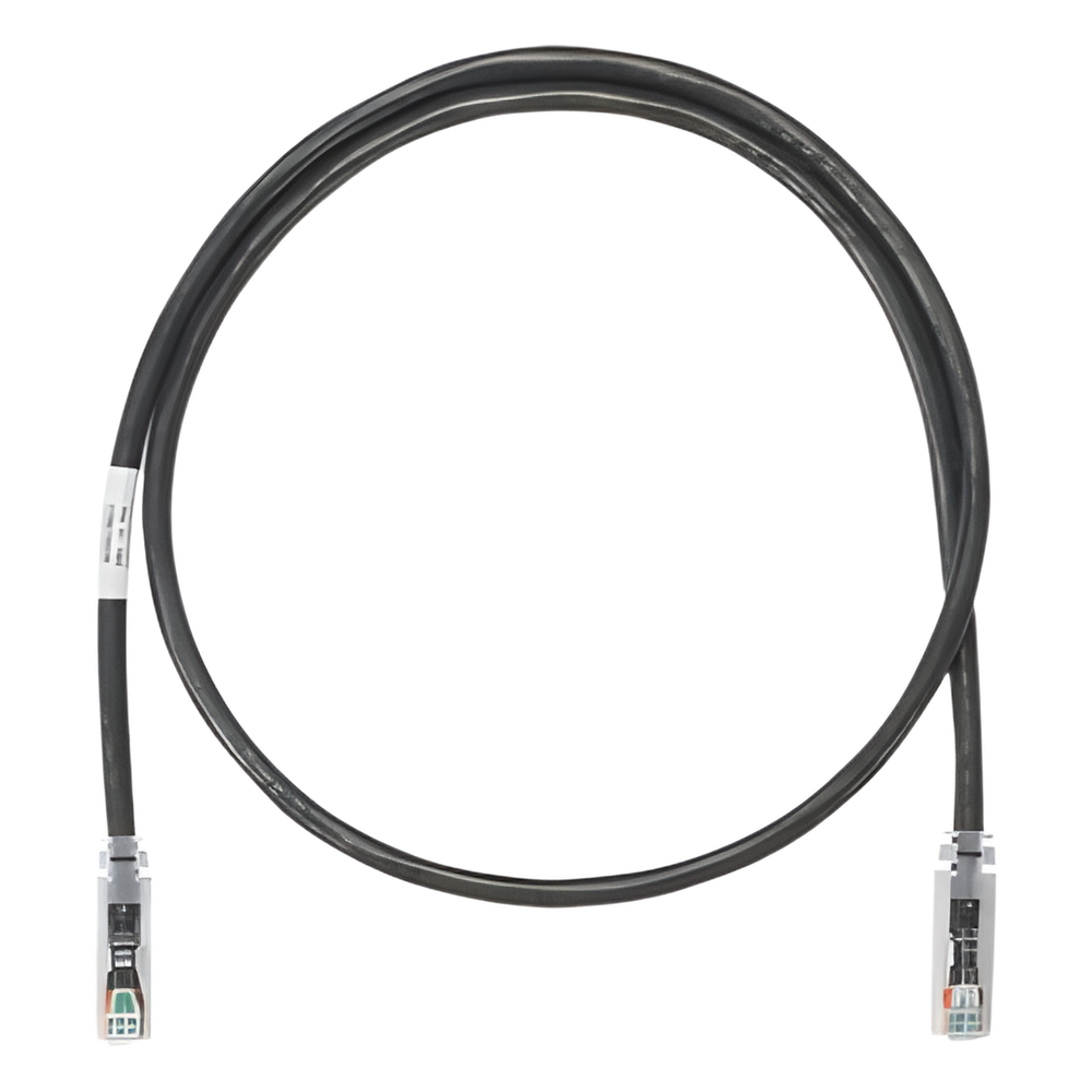 Cable de Parcheo UTP Categoría 6, con Plug Modular en Cada Extremo - 3 Metros (9.84 Pies) - Negro