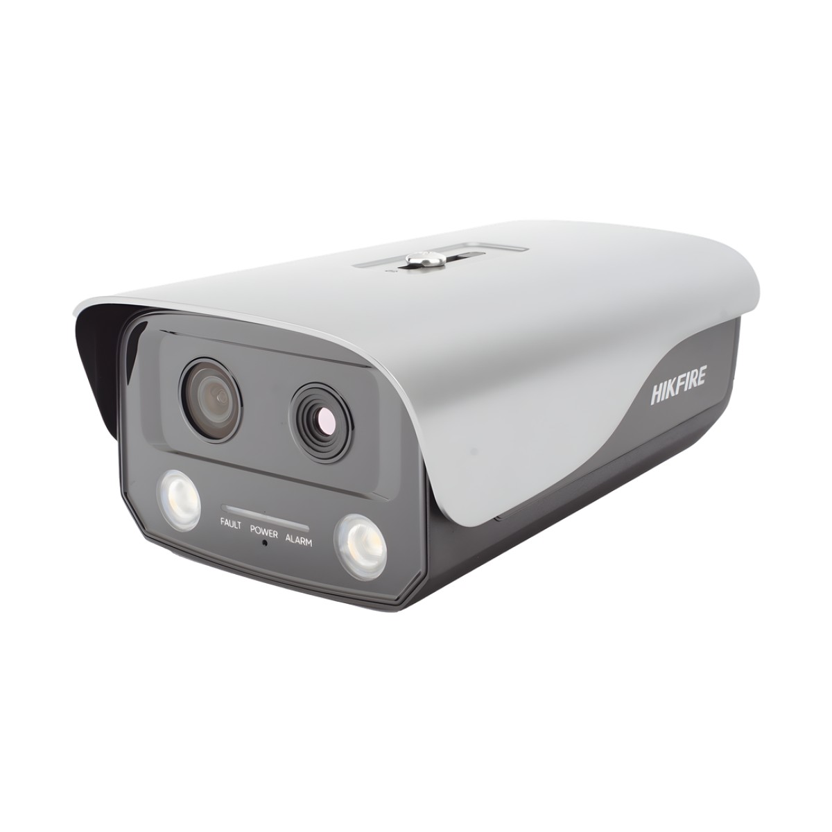 (HikFire) Cámara IP de Detección Térmica de Incendios / Detección de Llamas y Temperaturas Anormales / 4 Megapíxel (Lente Óptico) + 1 Megapíxel (Lente Térmico) / Compatible con Hik-Connect